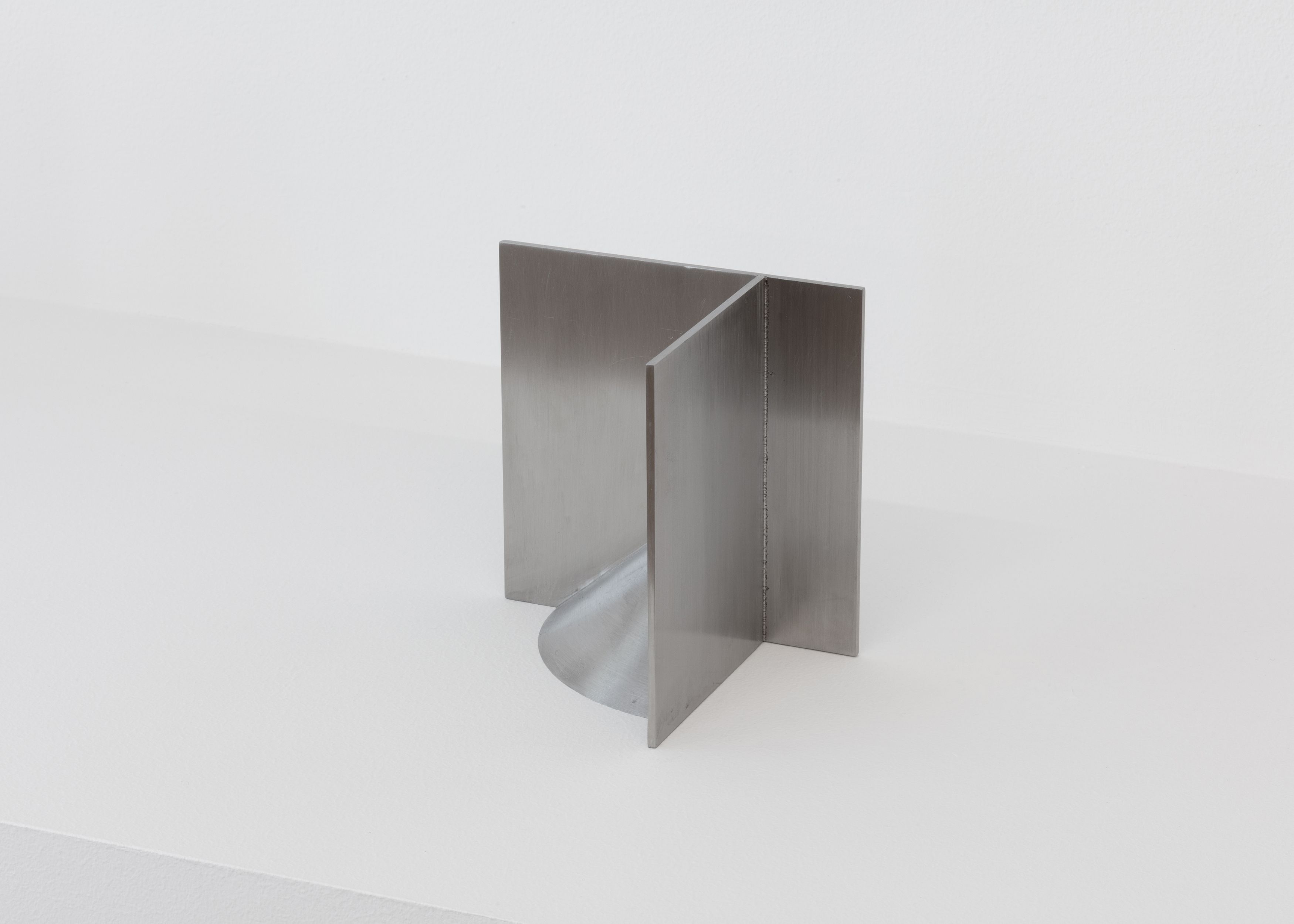 Stephen Lichty, Form 7, 2021, stainless steel, 4 x 4 x 3 in. (10.16 x 10.16 x 7.62 cm)