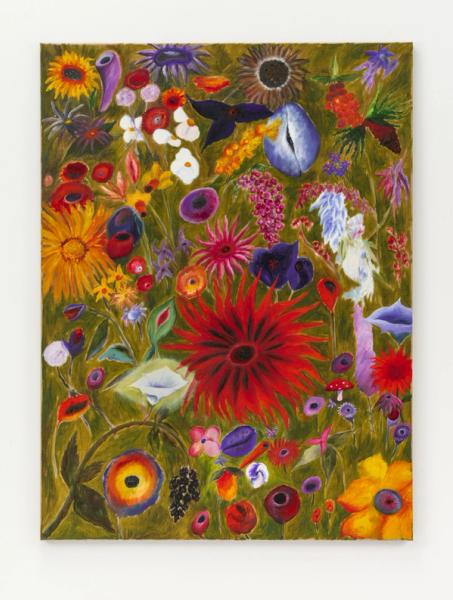 Srijon Chowdhury, Flowers, 2019, oil on canvas, 40 x 30 in. (101.6 x 76.2 cm)