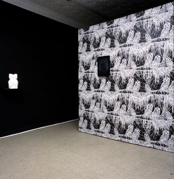 David Noonan, 2003, installation view, Foxy Production, New York