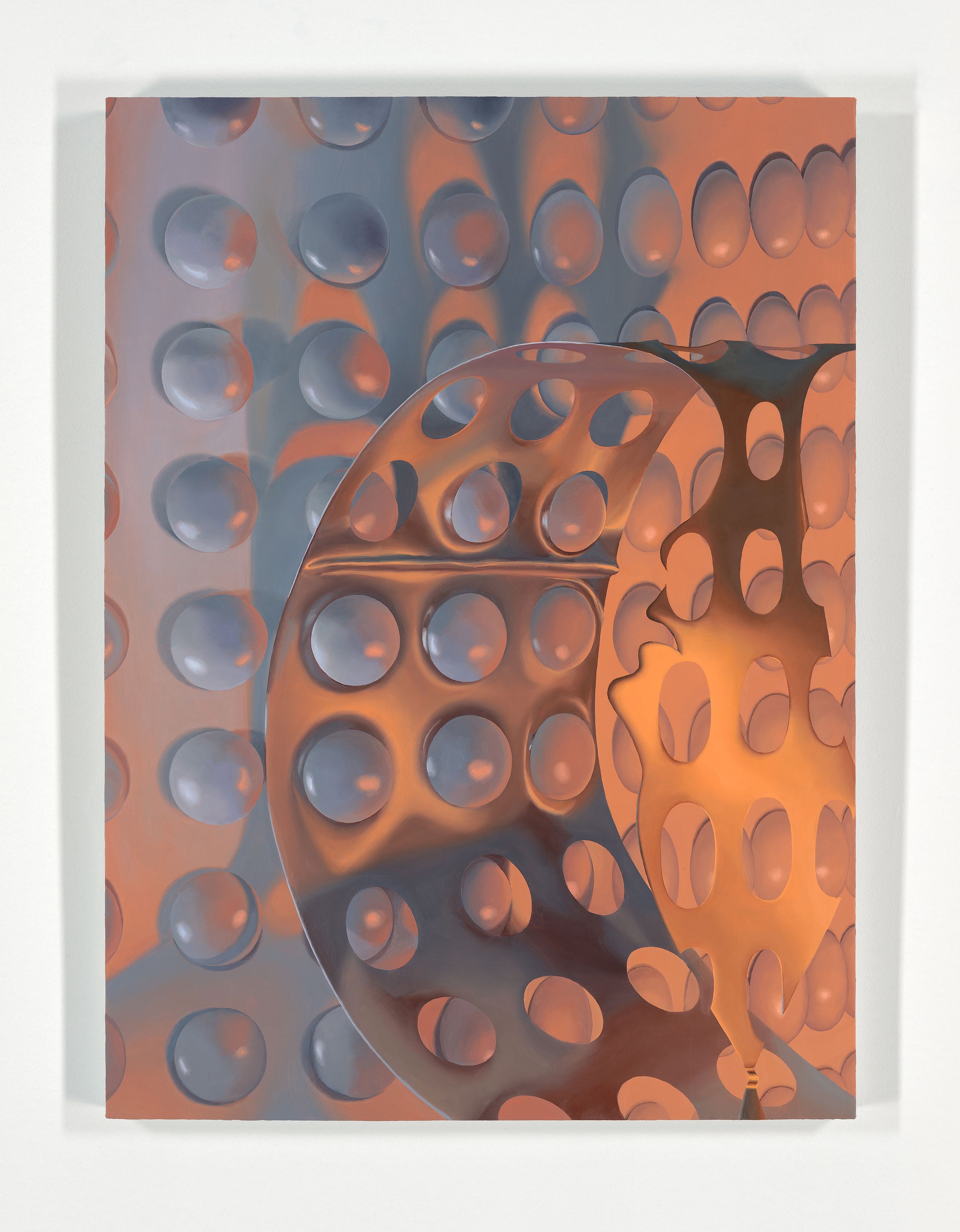 Sascha Braunig, Free Peel, 2016, oil on linen over panel, 30 x 22 in. (76.2 × 55.88 cm.) 