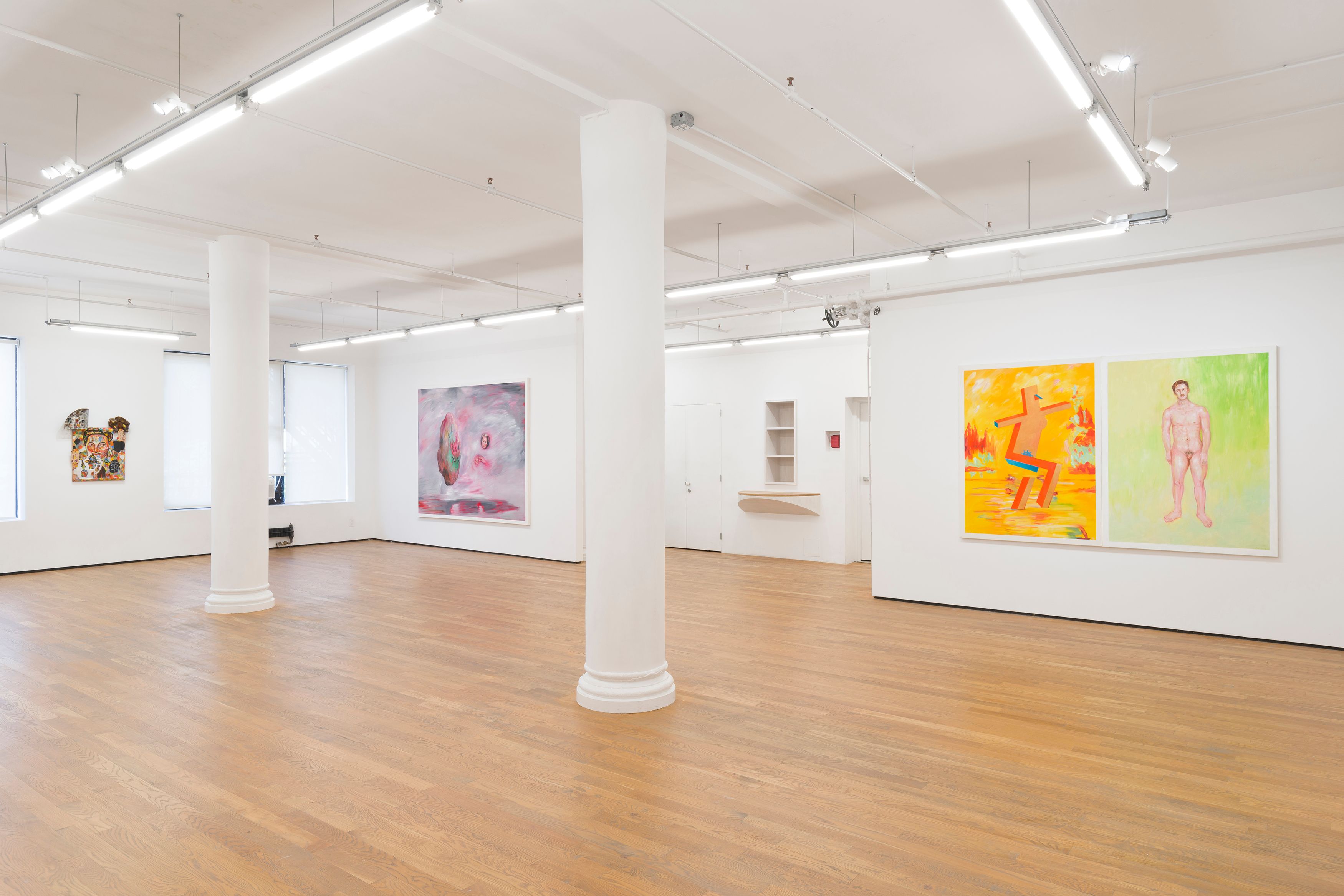 Juan Davila, 2023, installation view, Foxy Production, New York