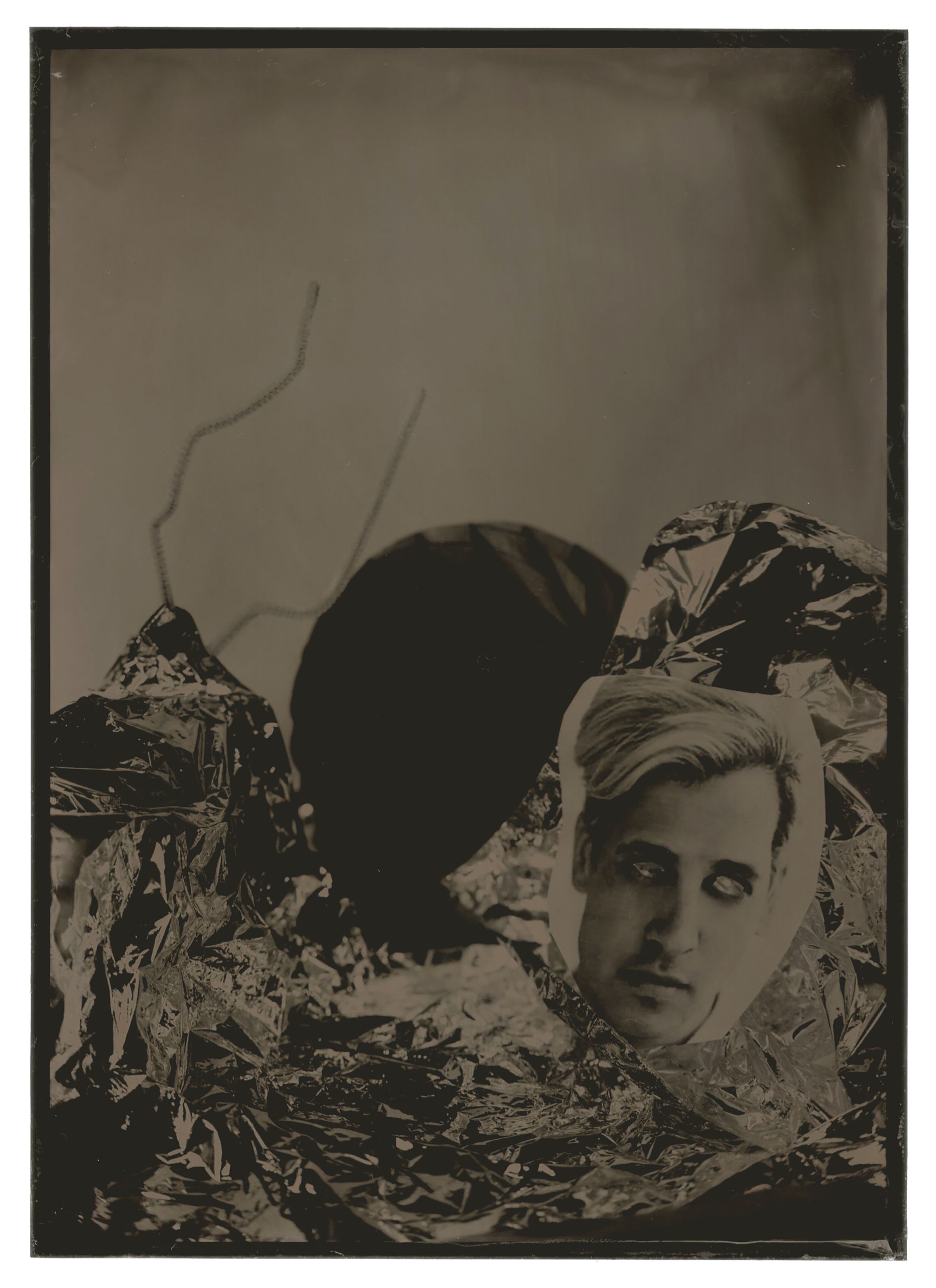 Body by Body, Zanni #10, 2016, tintype, 7 x 5 in. (17 3/4 x 12 3/4 cm.), unique, Château Shatto, Los Angeles