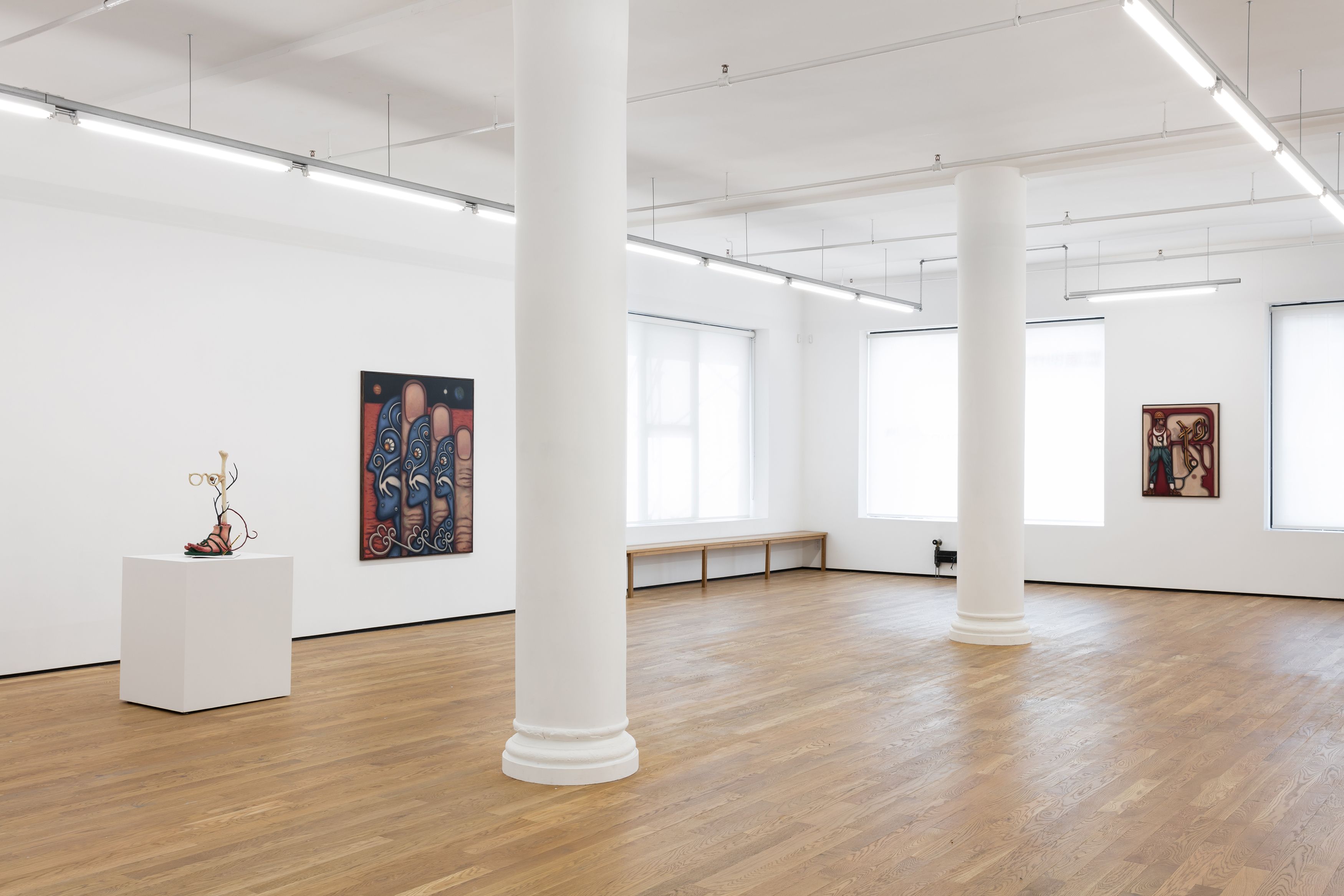 Justin Fitzpatrick, A Pulsation of the Artery, 2019, installation view, Foxy Production, New York.