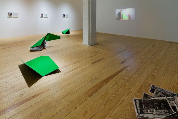 Lucas Ajemian &amp; Julien Bismuth, 2009, installation view, Foxy Production, New York