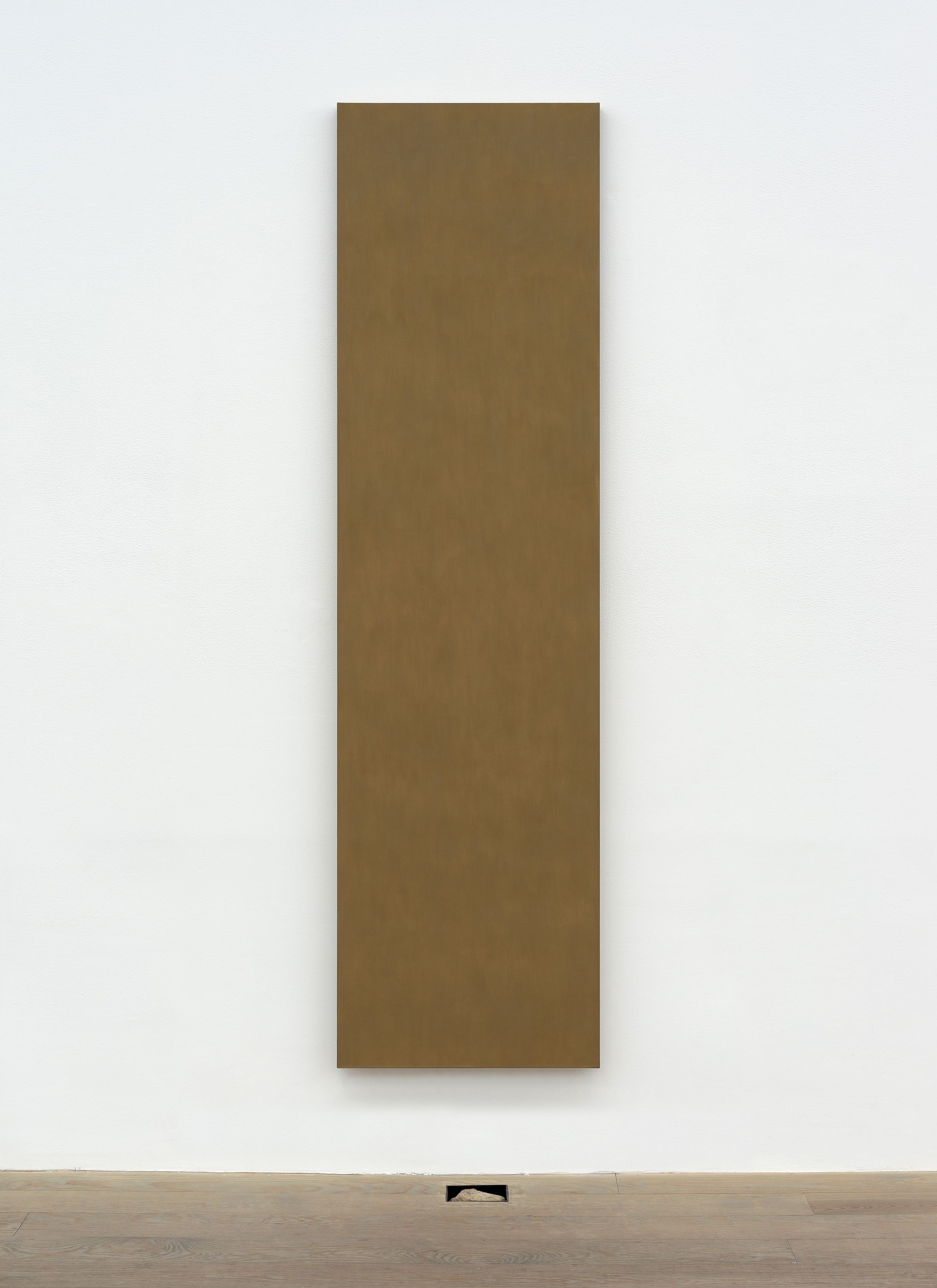 Michael Wang, Barcelona, 2015, Barcelona sandstone, binder, linen, 70 x 19 and 6 x 3 15/16 x 3 3/8 in.