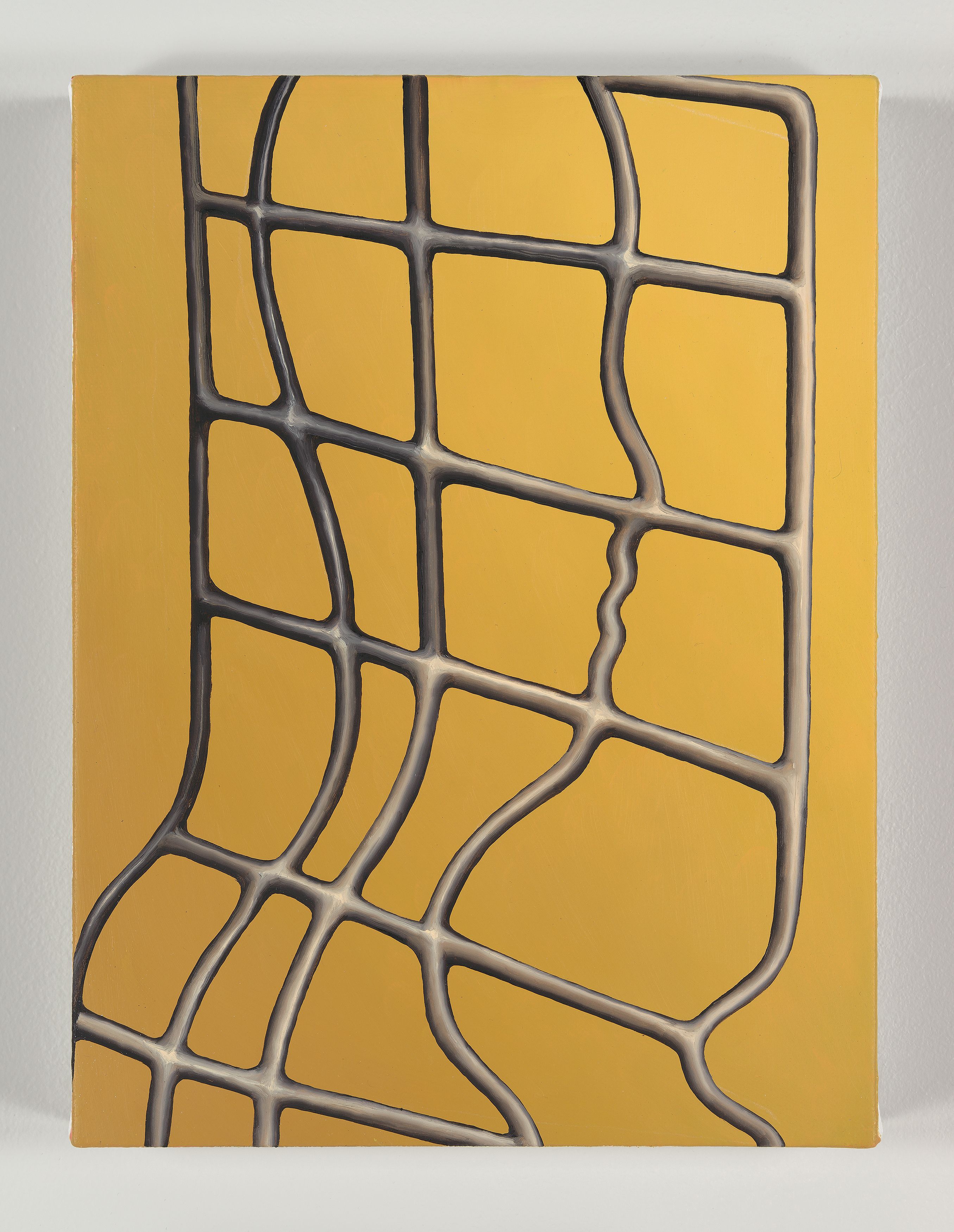 Sascha Braunig, Twist 2, 2016, oil on linen over panel, 12 x 9 in. (30.48 × 22.86 cm.) 