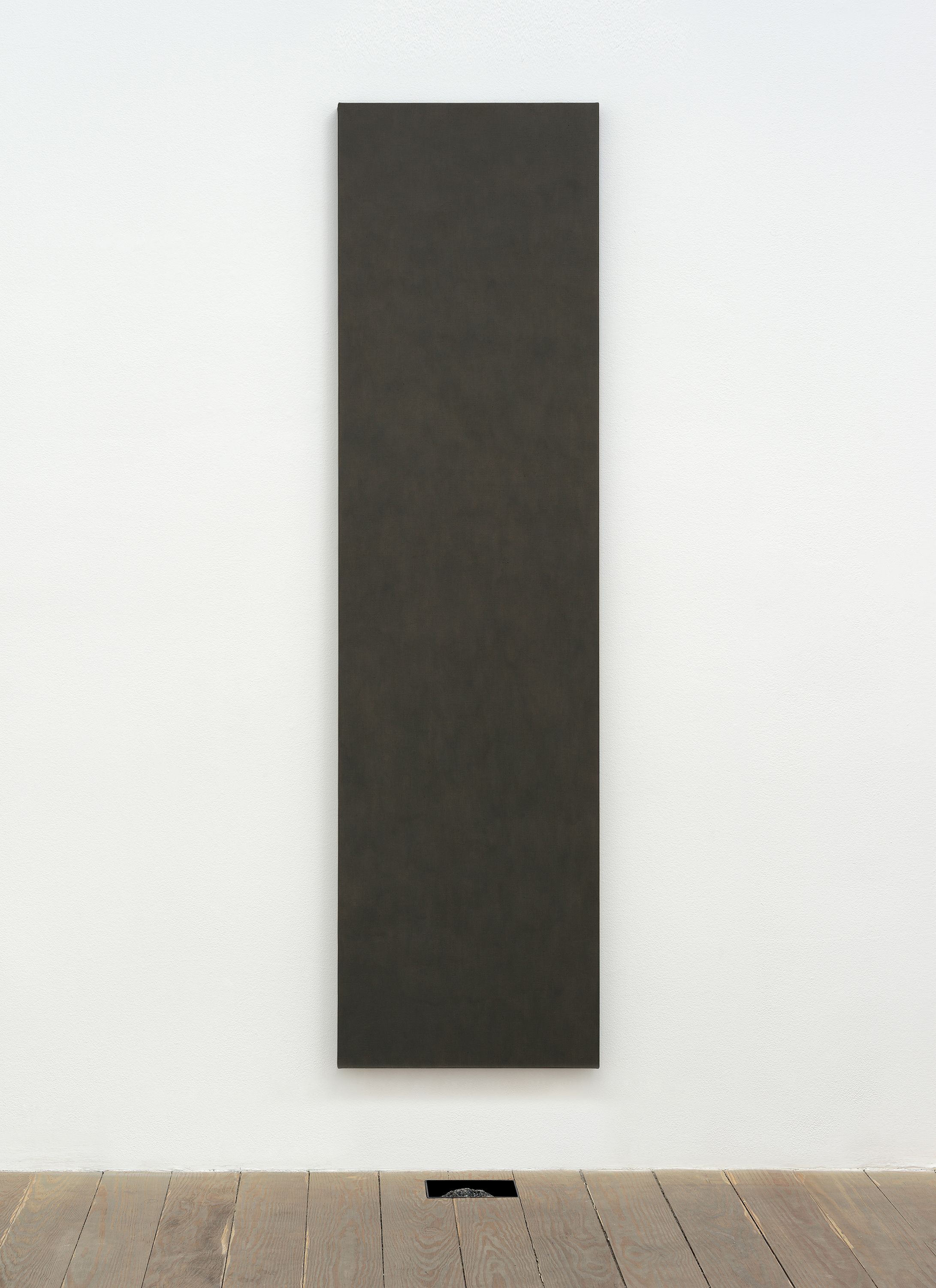 Michael Wang, New York, 2015, Manhattan schist, binder, linen, 70 x 19 and 6 7/16 x 4 1/2 x 2 7/8 in.