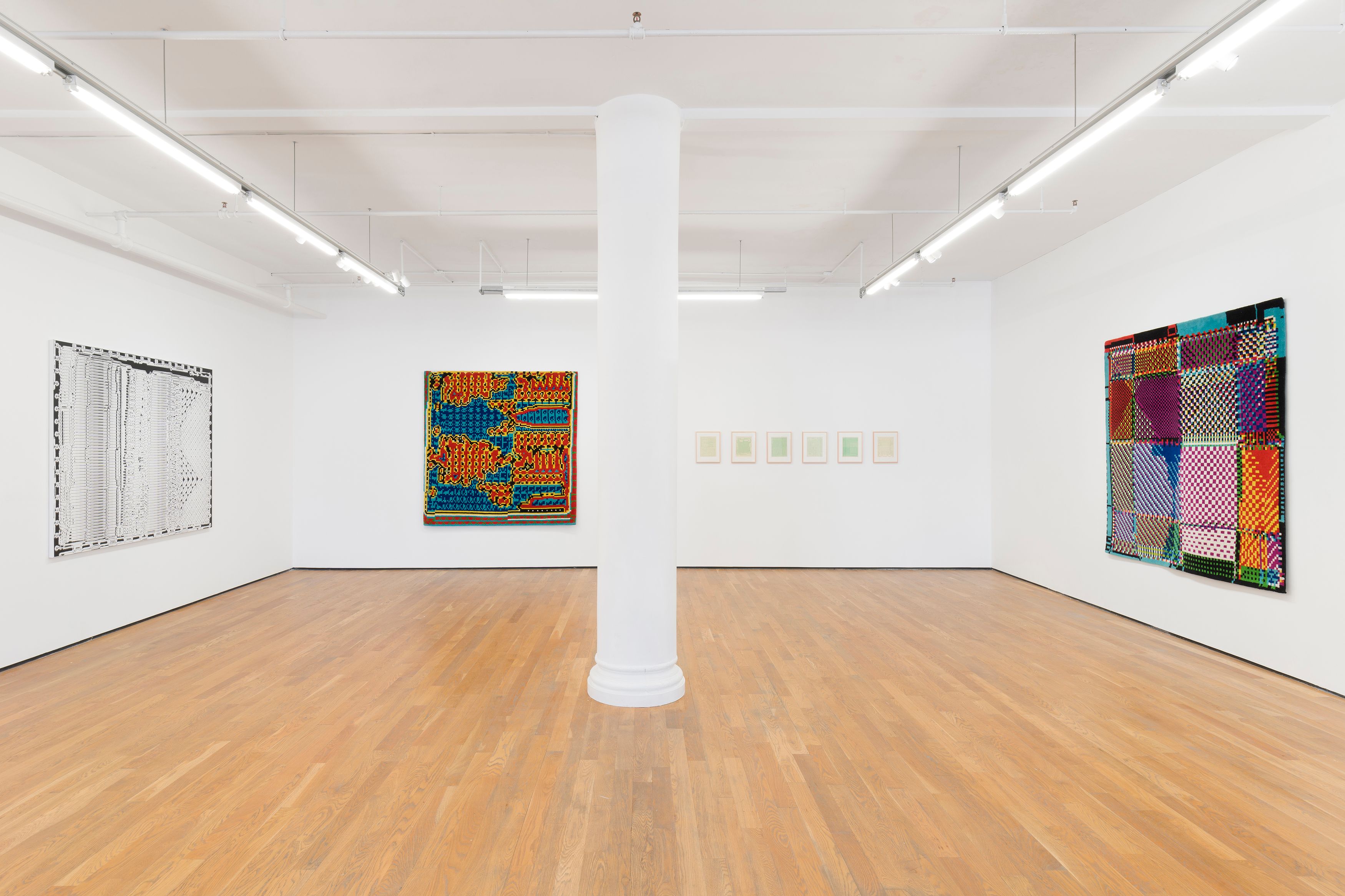 Travess Smalley, Number colors burn randomly, 2023, installation view, Foxy Production, New York