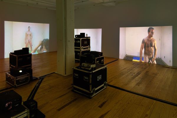 Sterling Ruby, 2009, installation view, Foxy Production, New York