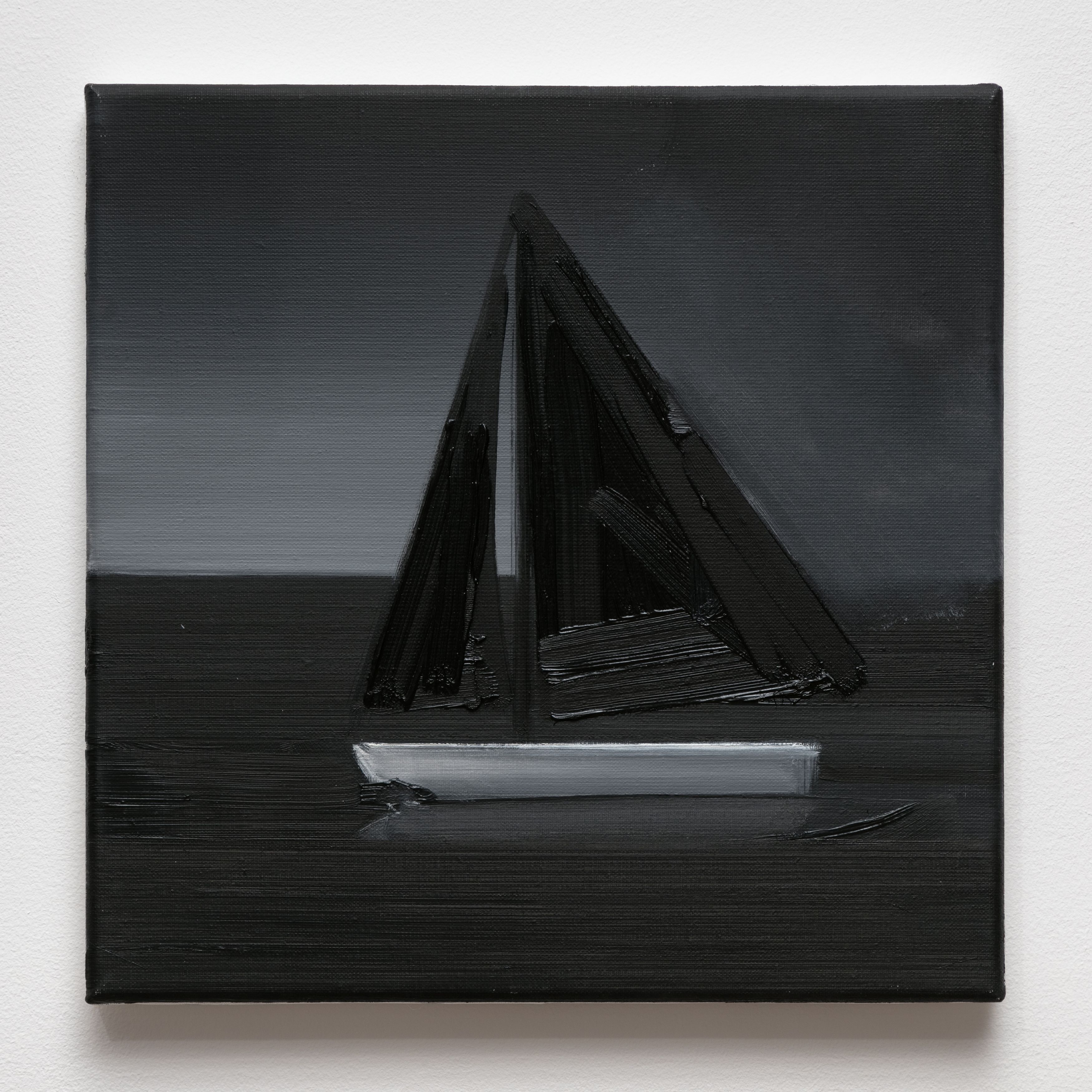 Rafal Bujnowski, The Last Day of Summer, 2019, oil on canvas, 14 7/8 x 14 7/8 in. (38 x 38 cm), RB_FP4131
