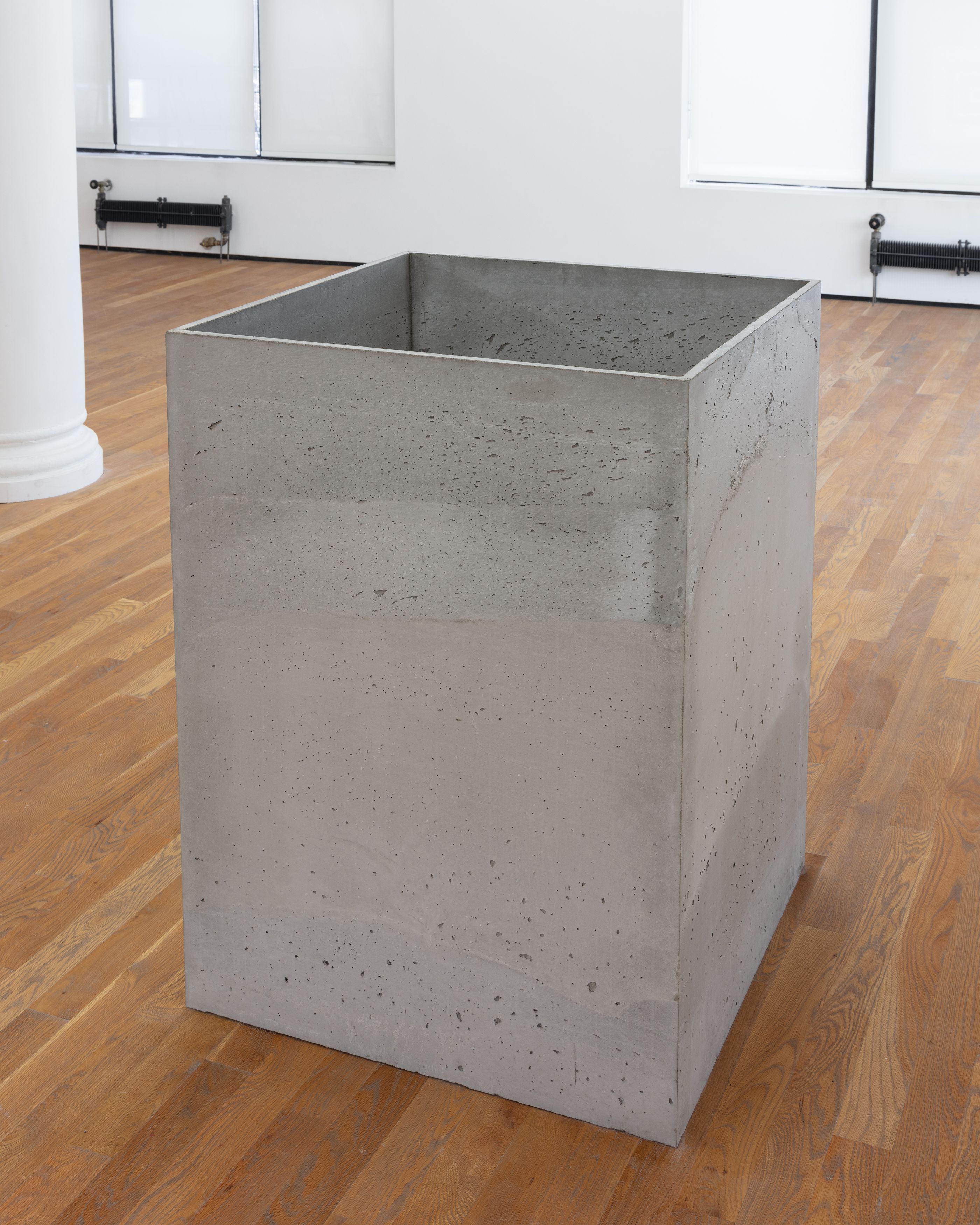 Stephen Lichty, Repose 10, 2021, concrete and crushed granite, 44 x 32 x 32 in. 111.76 x 81.23 x 81.23 cm)