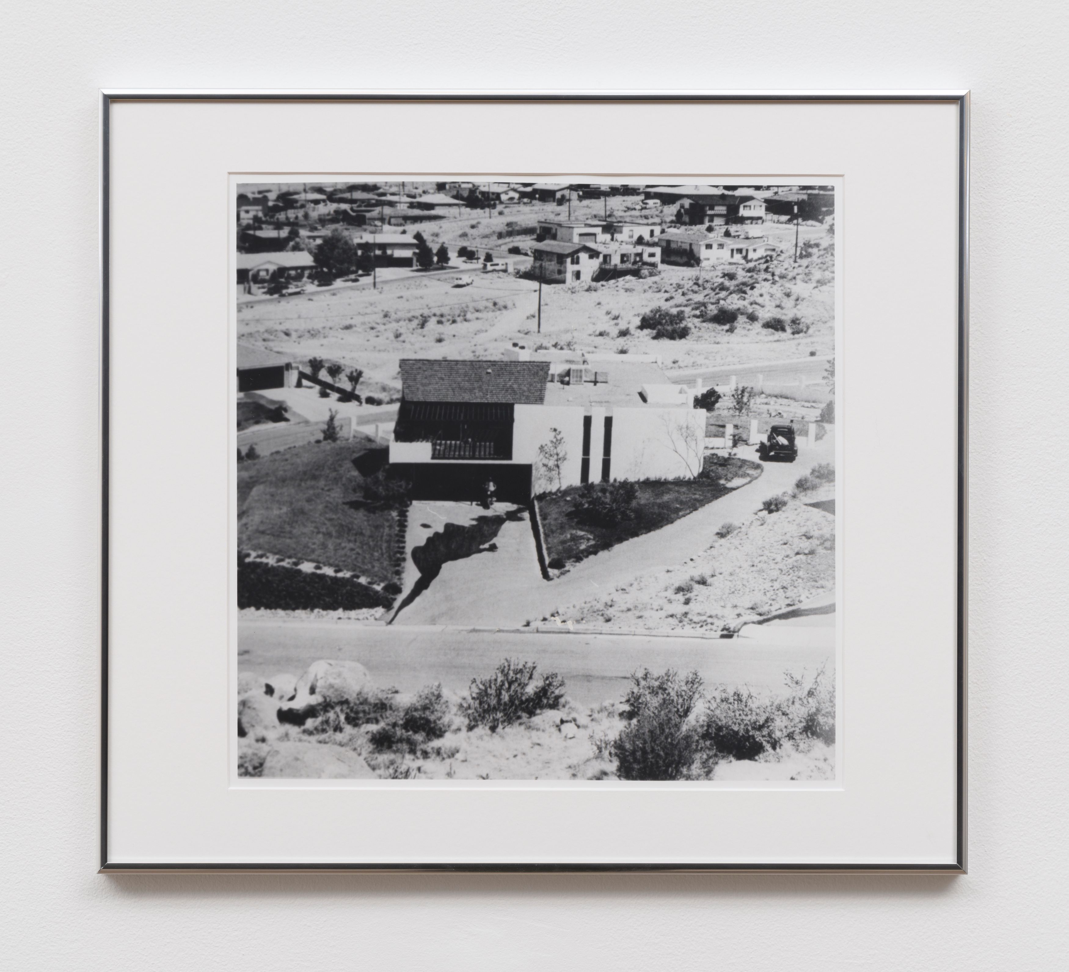 Erin Calla Watson, Untitled View (Albuquerque), 2023, gelatin silver print, 14 x 14 in. (35.56 x 35.56 cm) (image size), 18 x 20 in. (45.72 x 50.08 cm) (framed size), edition of 3 with 2 AP