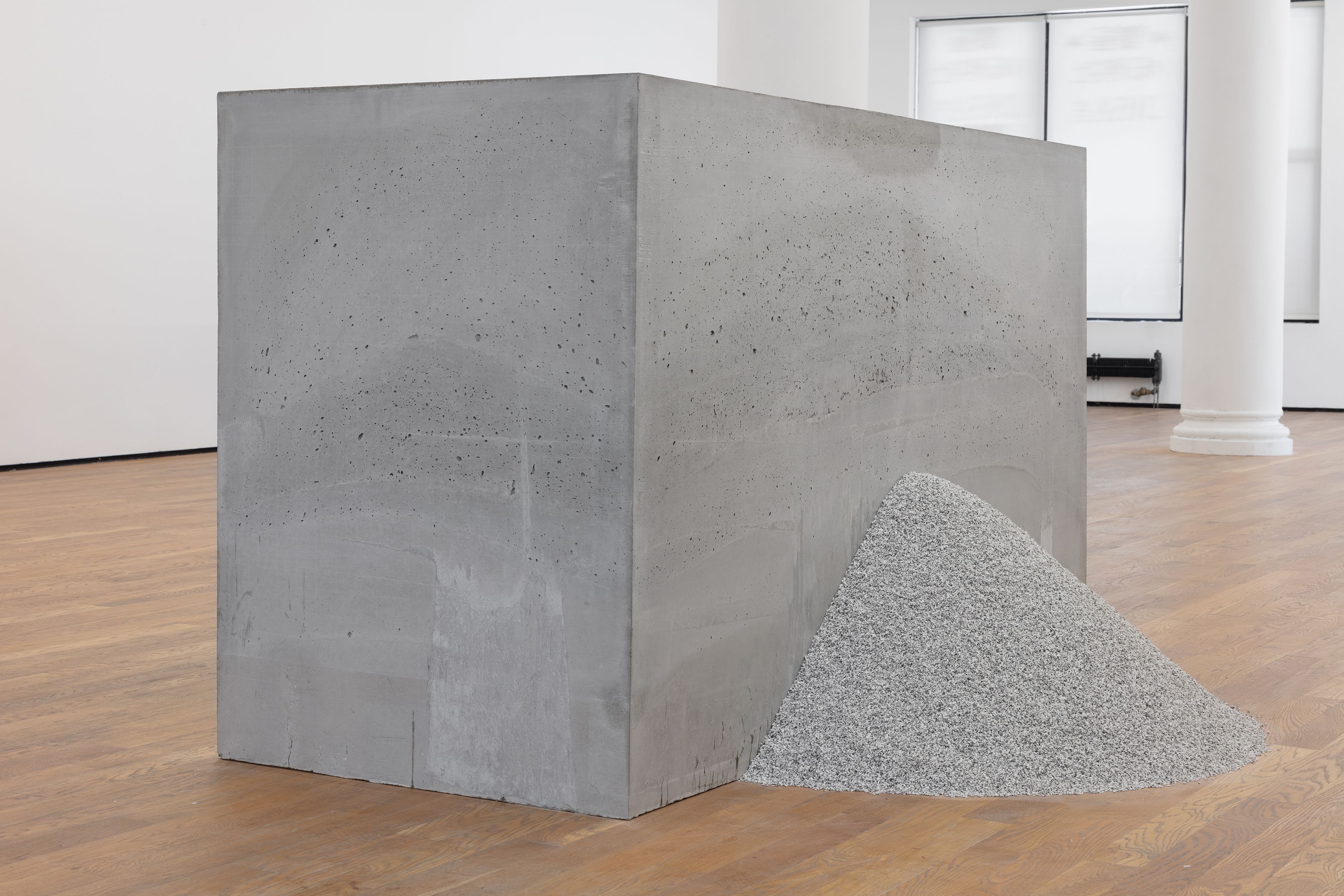 Stephen Lichty, Repose 1, 2021, concrete and crushed granite, 44 x 77 x 58 in. (111.76 x 195.58 x 147.32 cm)