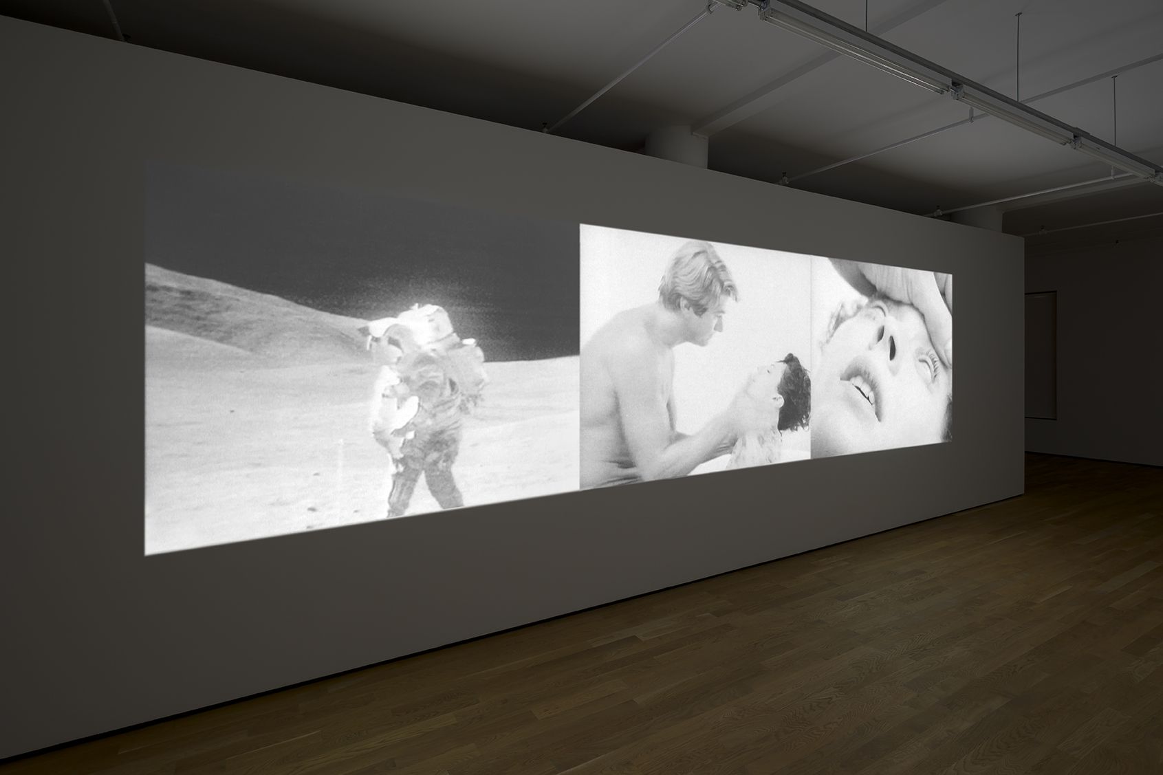 Ellen Cantor, Be My Baby, 1999, three channel video installation, 12 min. 39 sec., dimensions variable, edition of 3 with 2 AP, EC_FP3567