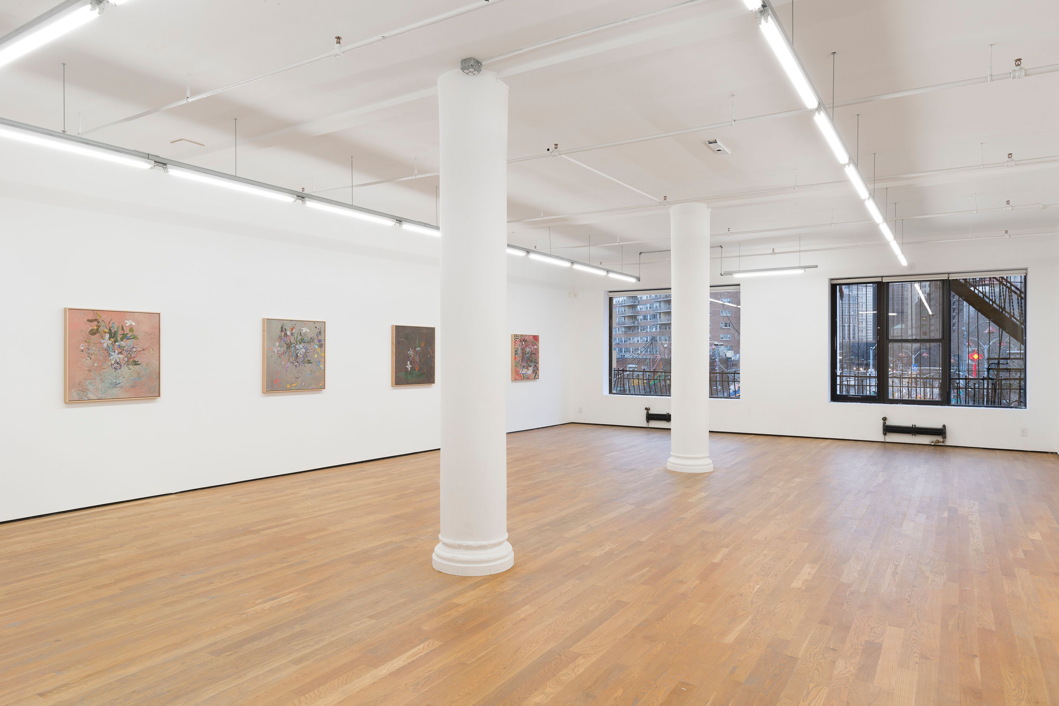 Petra Cortright, ultra angel wing absolute, 2022, installation view, Foxy Production, New York