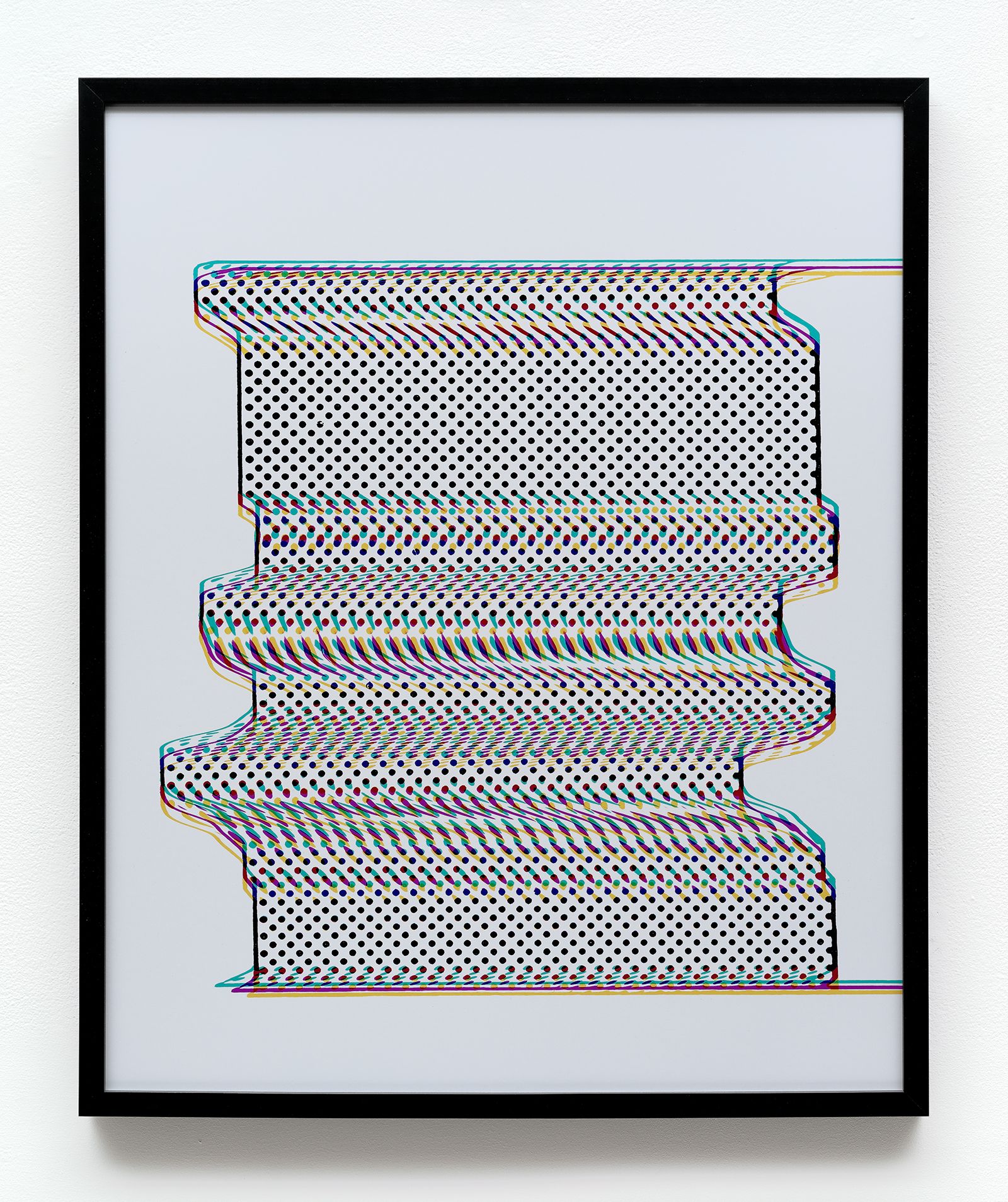Sara Cwynar Print Test Panel (Darkroom Manuals), 2014, chromogenic print mounted on plexiglas, framed, 30 × 24 in.