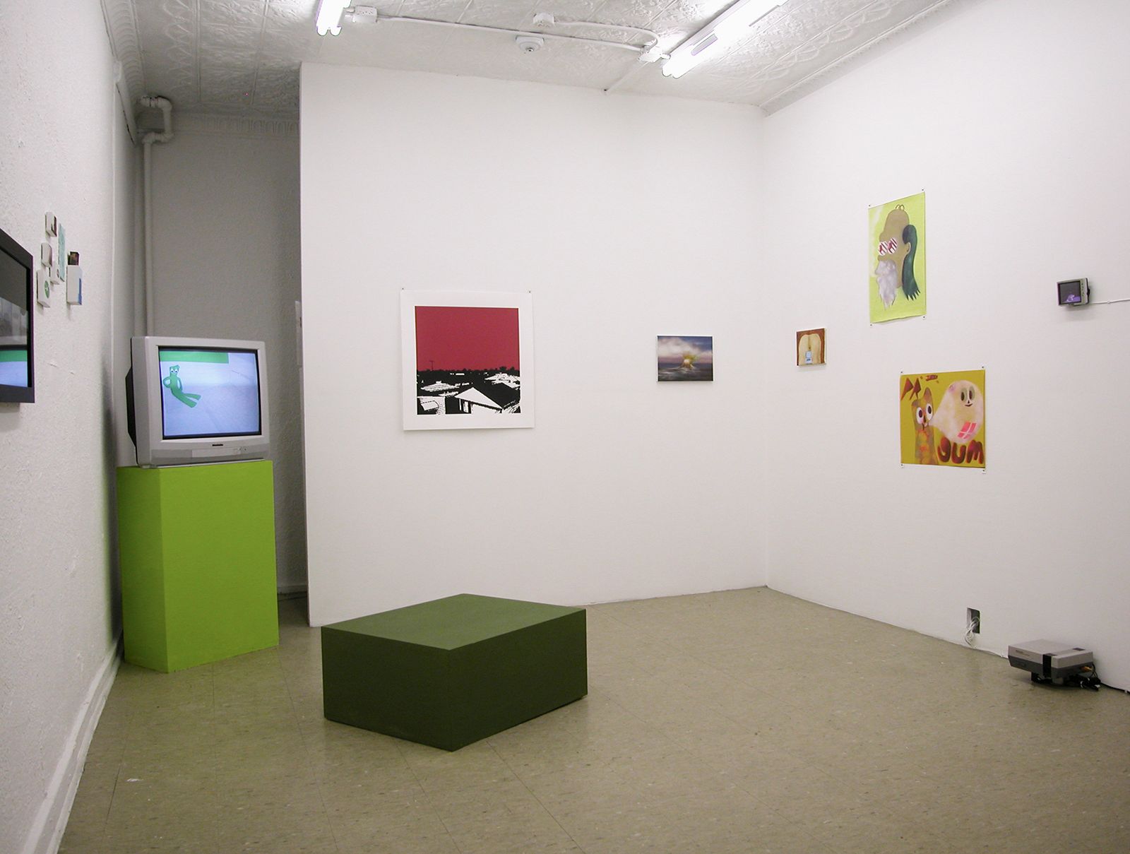Blinky, 2003, installation view, Foxy Production, New York