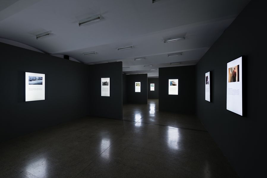 Olga Chernysheva, Chandeliers in the Forest, 2017, installation view,  Secession, Vienna 