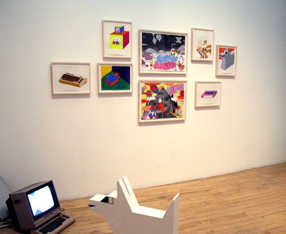 Ben Jones, 2005, installation view, Foxy Production, New York