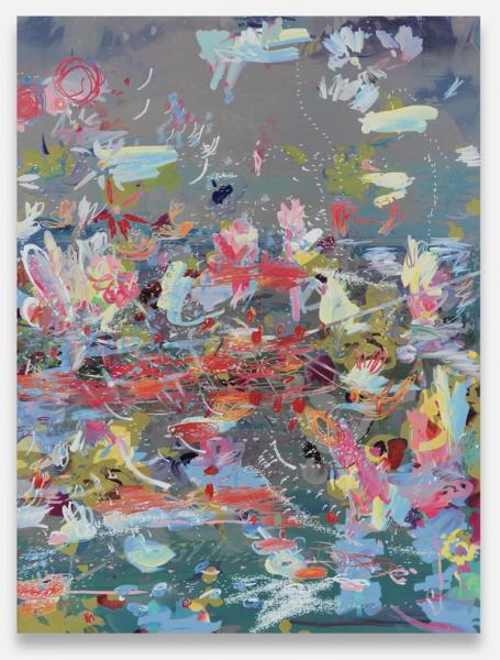 Petra Cortright, Call Trees VC++, 2014, digital painting on aluminum, 48 × 36 in. (121.92 × 91.44 cm.,) PC_FP2938