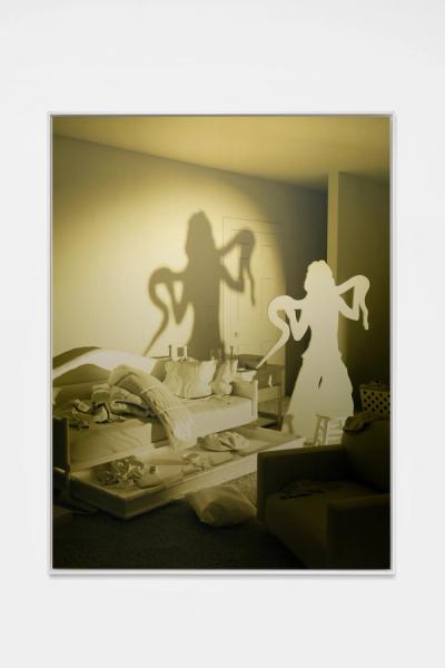 Erin Calla Watson, Goodnight Britney, 2022, dye sublimation print on aluminum mounted on Dibond, framed, 57 1/2 x 43 in. (146.05 x 109.22 cm), 59 x 45 1/2 x 2 in. (149.86 x 115.57 x 5.08 cm) (framed dims), ECW_FP4815