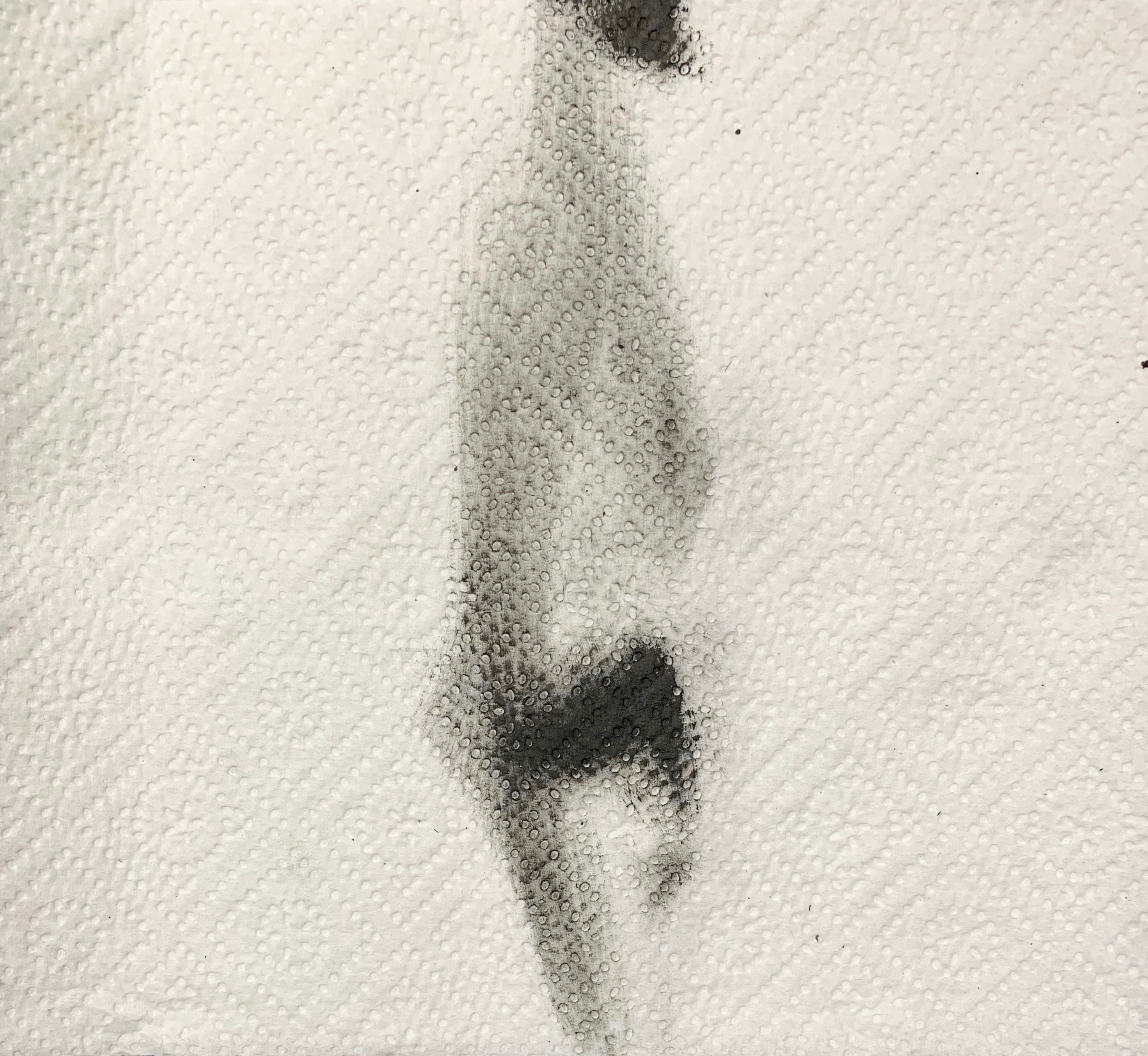 Rafal Bujnowski, Dirty Towel, 2019, oil on paper, 9 x 9 5/8 in. (22.86 x 24.45 cm), RB_FP4169