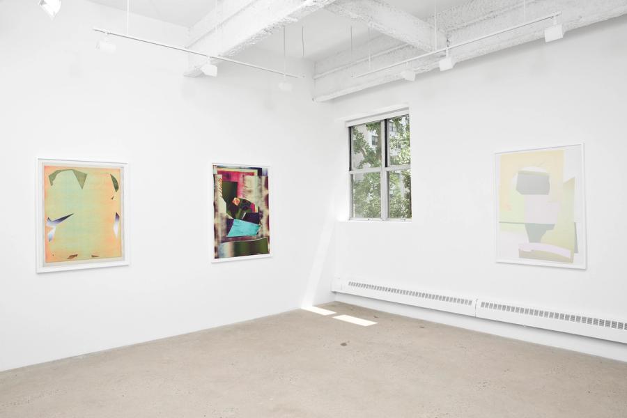 Travess Smalley, Capture Physical Presence, 2013, installation view, Higher Pictures, New York.