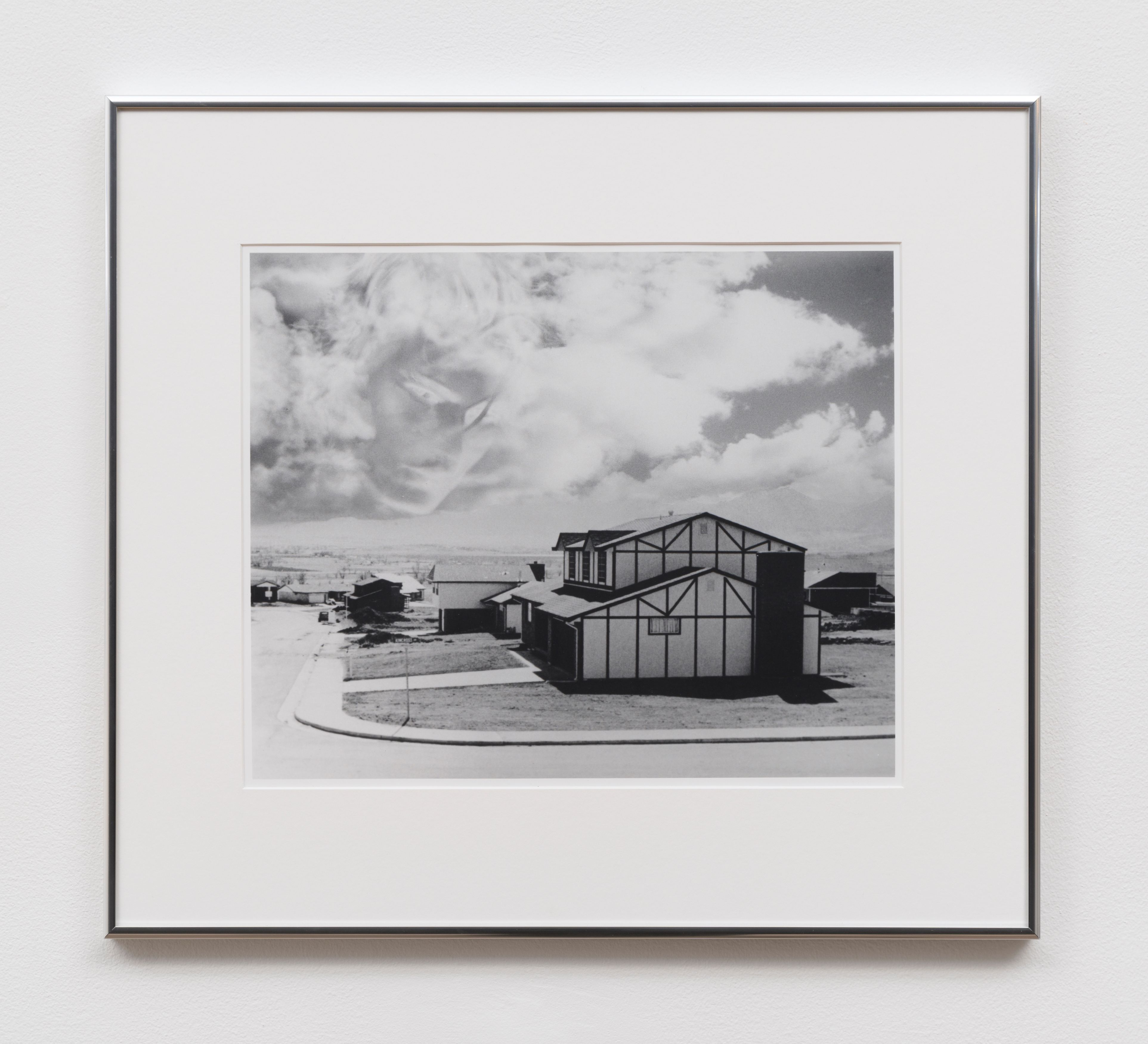 Erin Calla Watson, Tract house, Boulder County, Colorado, 2023, gelatin silver print, 11 3/16 x 14 in. (28.37 x 35.56 cm) (image size), 18 x 20 in. (45.72 x 50.08 cm) (framed size), edition of 3 with 2 AP