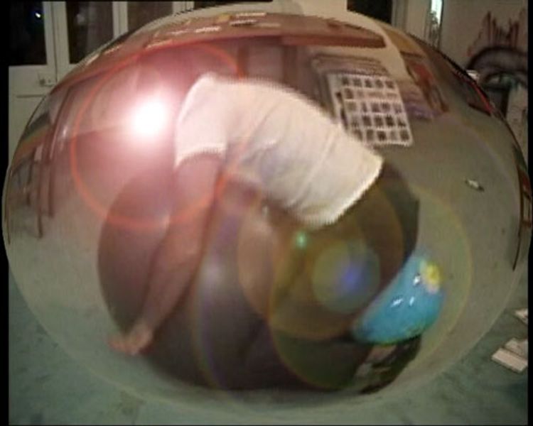 Hany Armanious, Dung Beetle Realigning the Planets, 2003, still from video, dimensions variable / 2 min. 39 sec. Edition of 5