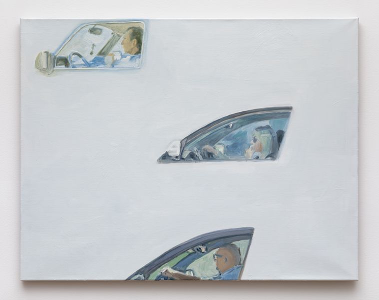 Olga Chernysheva, Autoradio, 2018, oil on canvas, 27 1/2 x 35 3/8 x 7/8 in. (70 x 90 x 2.5 cm), OC_FP4025