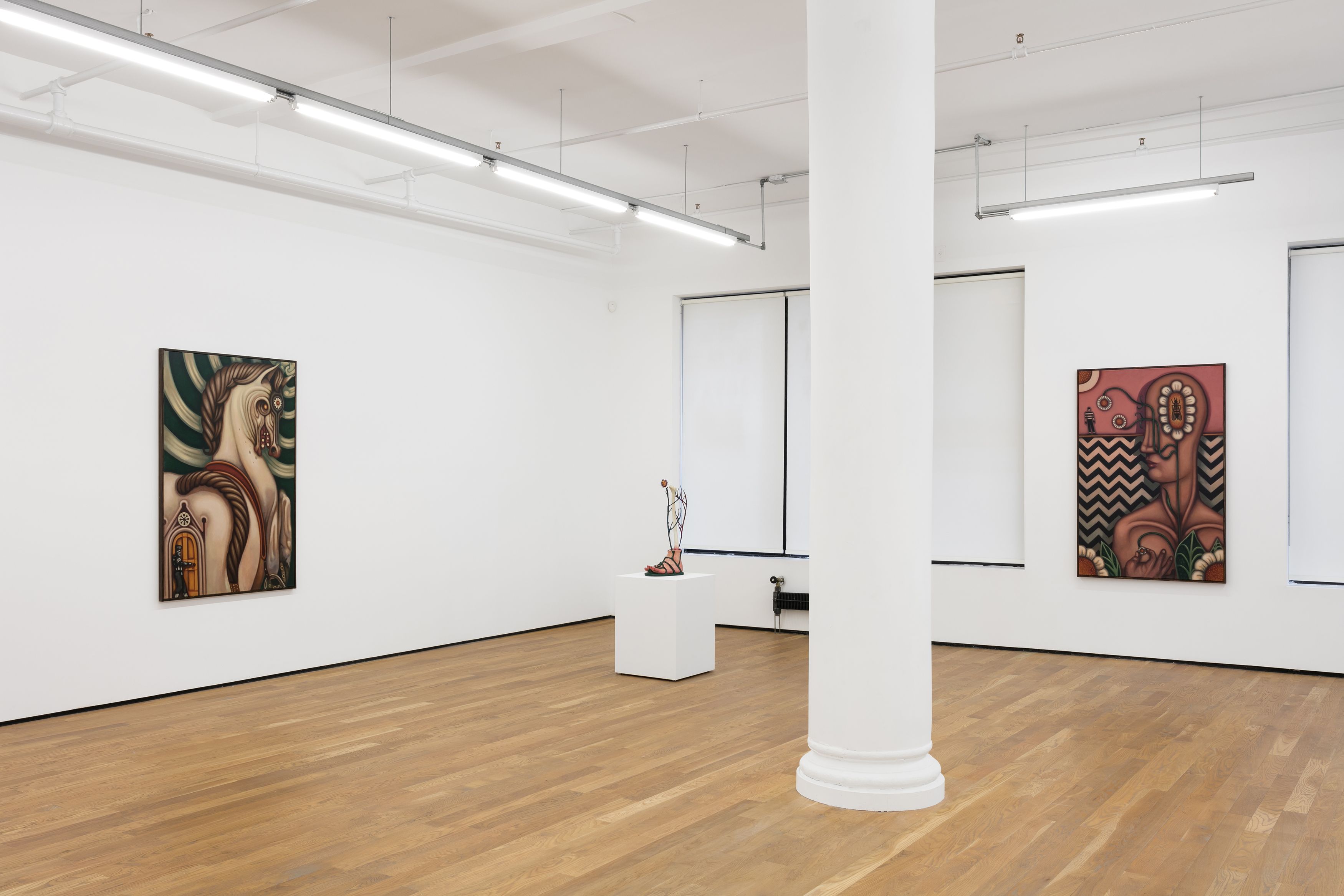Justin Fitzpatrick, A Pulsation of the Artery, 2019, installation view, Foxy Production, New York.
