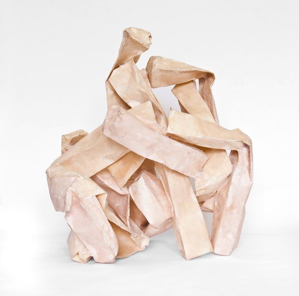Gabriel Hartley, Tusk, 2012, resin, fibreglass and paper, 53 x 55 x 47 1/5 in. (135 x 140 x 120 cm) GH_FP2437