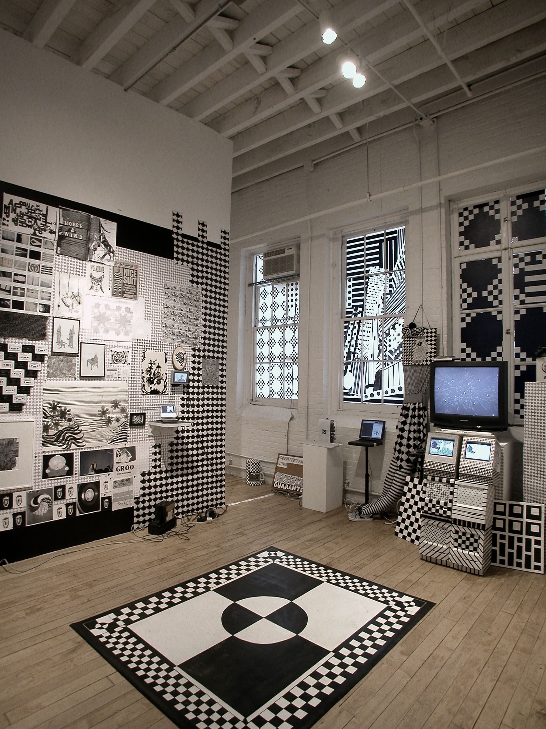 The Infinite Fill Show, 2004, installation view, Foxy Production, New York