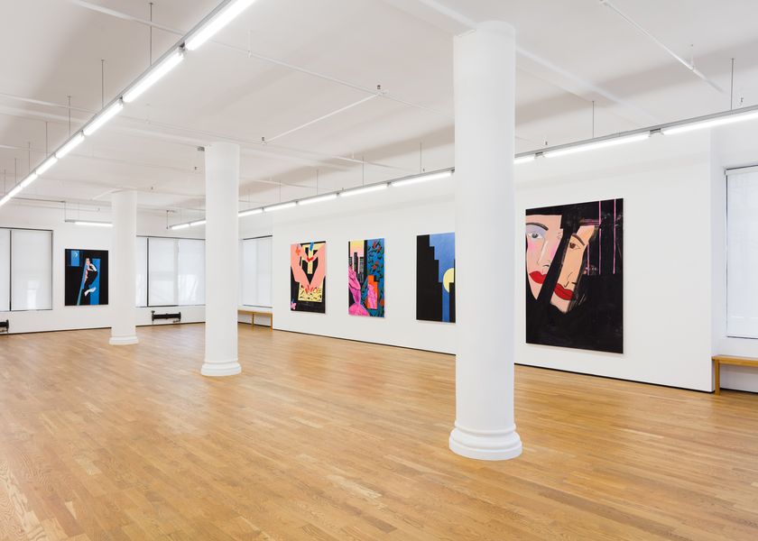 Sojourner Truth Parsons, Sex and love with a psychologist, 2020, installation view, Foxy Production, New York