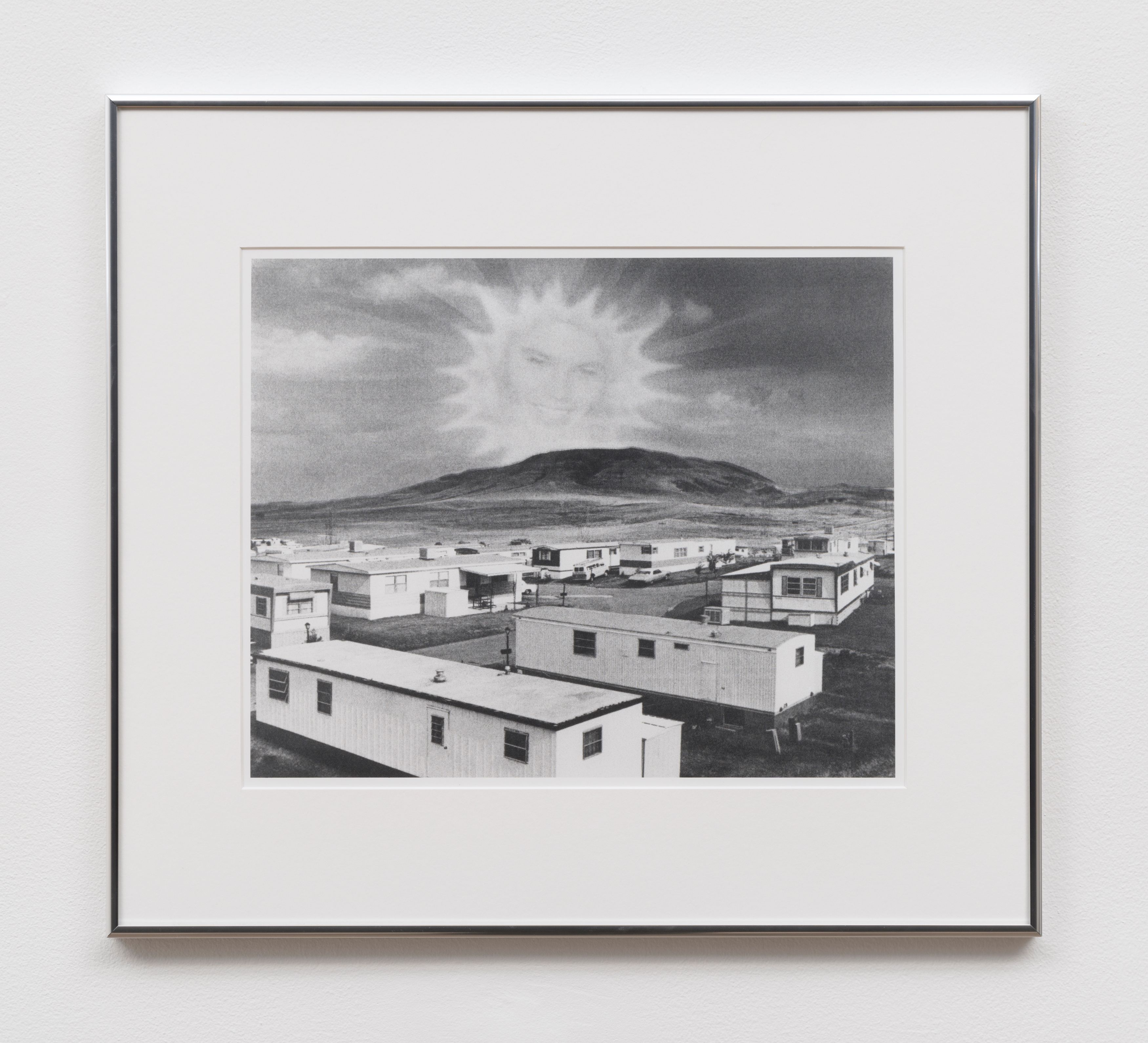 Erin Calla Watson, Mobile homes, Jefferson County, 2023, gelatin silver print, 11 3/8 x 14 in. (28.83 x 35.56 cm) (image size), 18 x 20 in. (45.72 x 50.08 cm) (framed size), edition of 3 with 2 AP