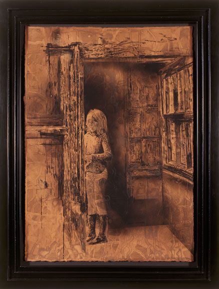 David Noonan, untitled, 2004, gouache, silkscreen print, 20 x 20 in. (50.8 x 50.8 cm)