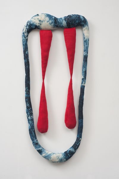 Sterling Ruby, Vampire 28, 2011, fabric and fiber fill, 84 x 45 x 4 in. (213.4 x 114.3 x 10.2 cm.,) SR_FP2206