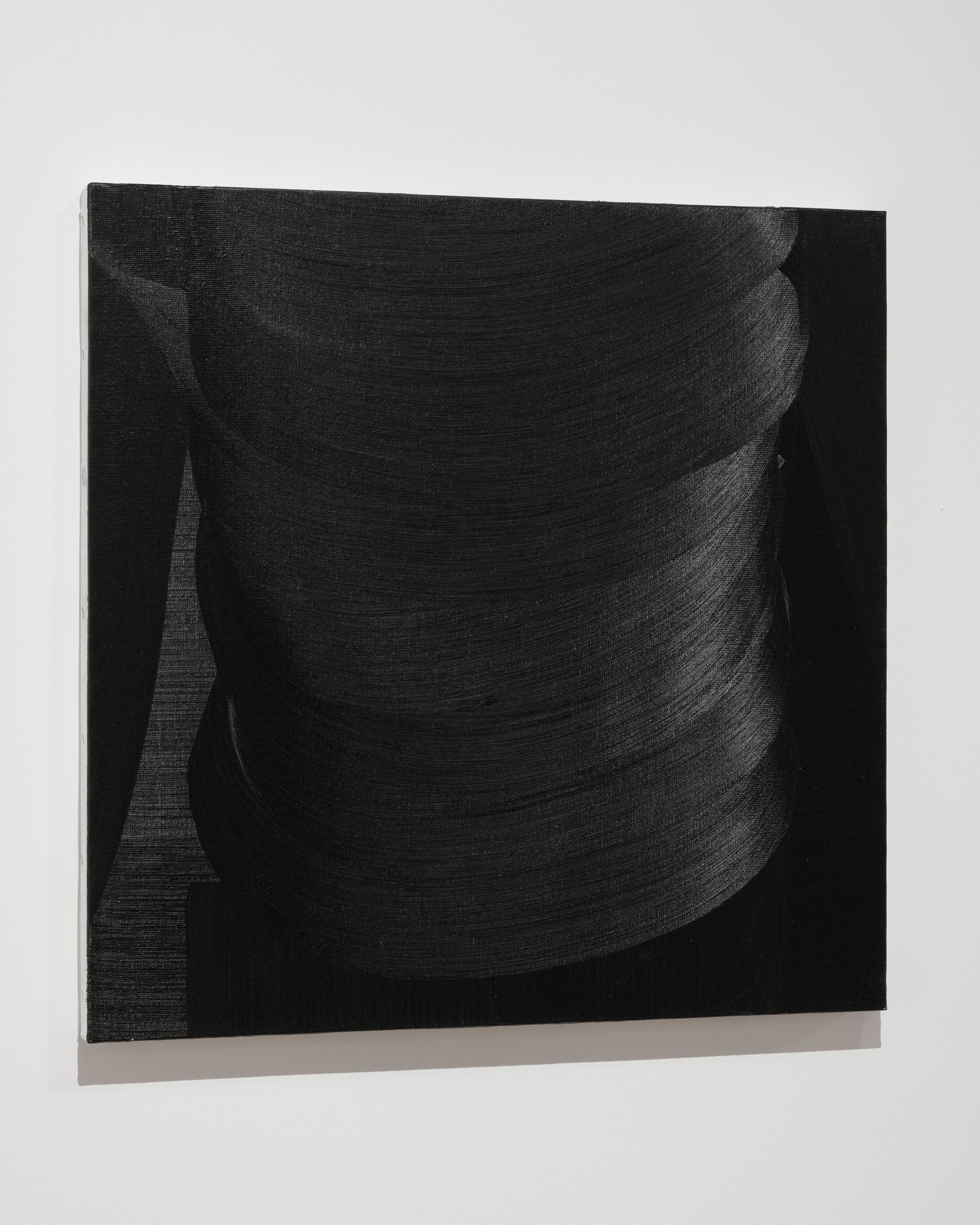 Rafal Bujnowski, Figure I, 2019, oil on canvas, 66 x 66 x 3 cm (26 x 26 x 1 1/8 in.)