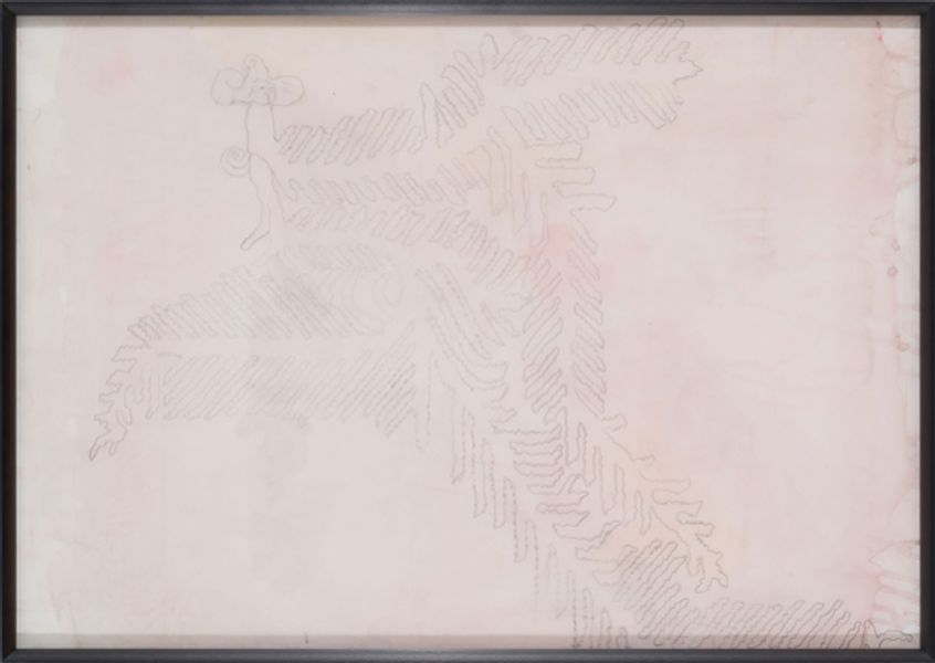 Hany Armanious, Magic Carpet, 2002, pencil and watercolor on tracing paper, 33 x 23.5 in. / 83.82 x 59.7 cm. HA-FP1301