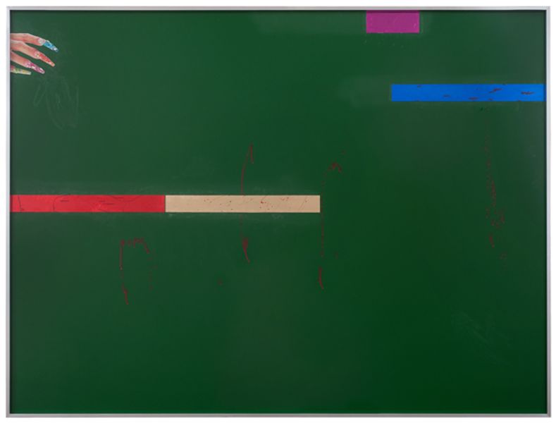 Sterling Ruby, Transnailz/GPBRG (2988), 2010, collage, 72 x 96 in. (182.9 x 243.8 cm.,) SR_FP1830
