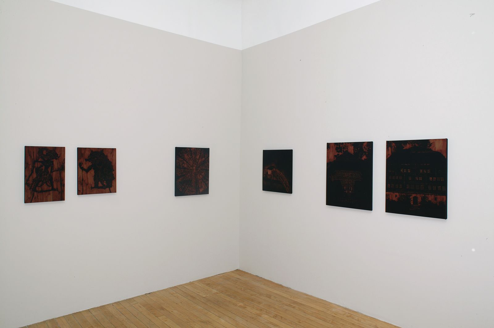 David Noonan, 2004, installtion view, Foxy Production, New York