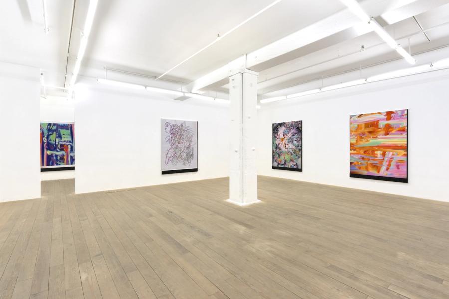 Travess Smalley, 2015, installation view, Foxy Production, New York. Photo: Mark Woods. 