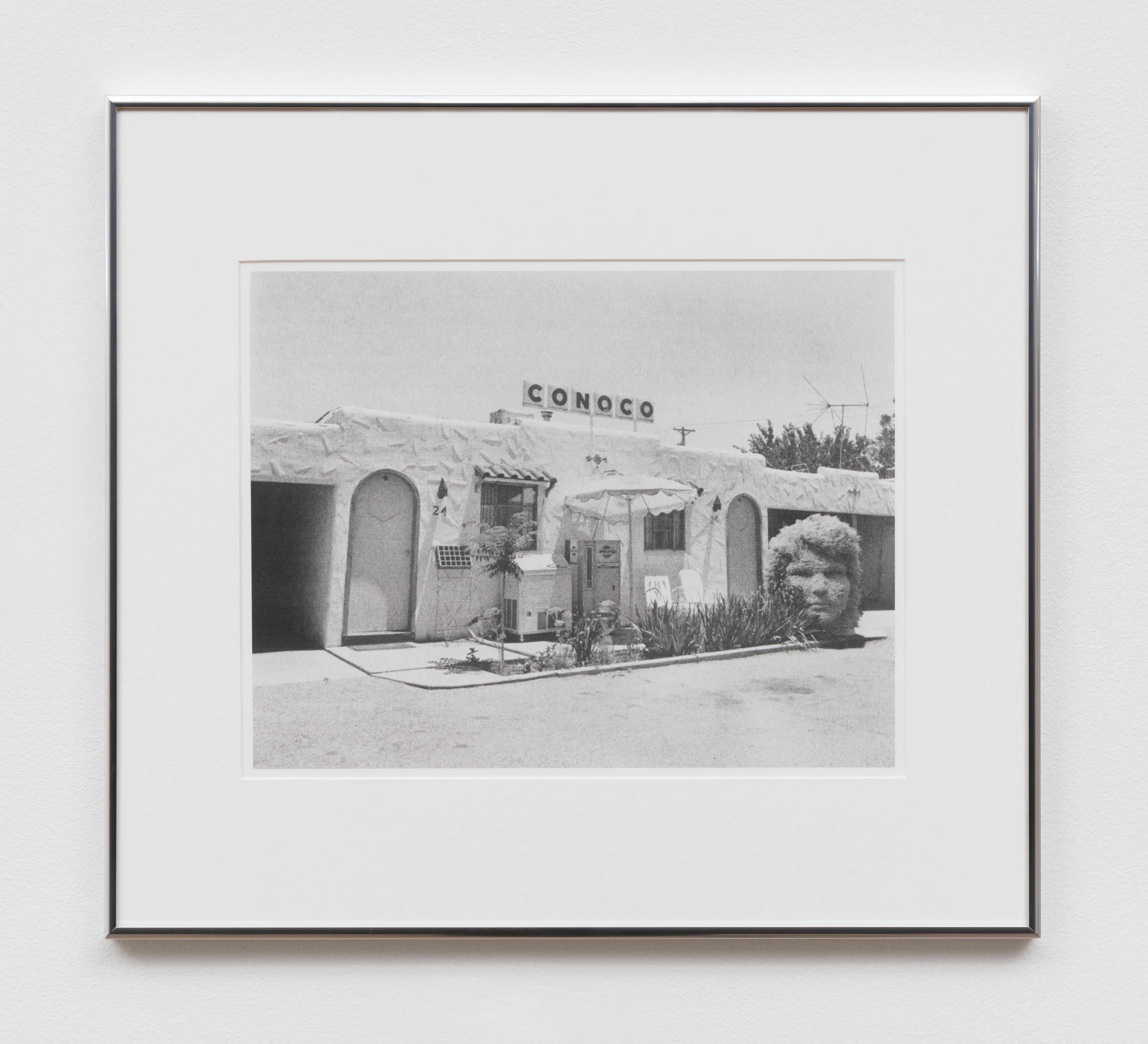 Erin Calla Watson, Route 66 Motels, 2023, gelatin silver print, 10 5/16 x 14 in. (27.71 x 35.56 cm) (image size), 18 x 20 in. (45.72 x 50.08 cm) (framed size), edition of 3 with 2 AP