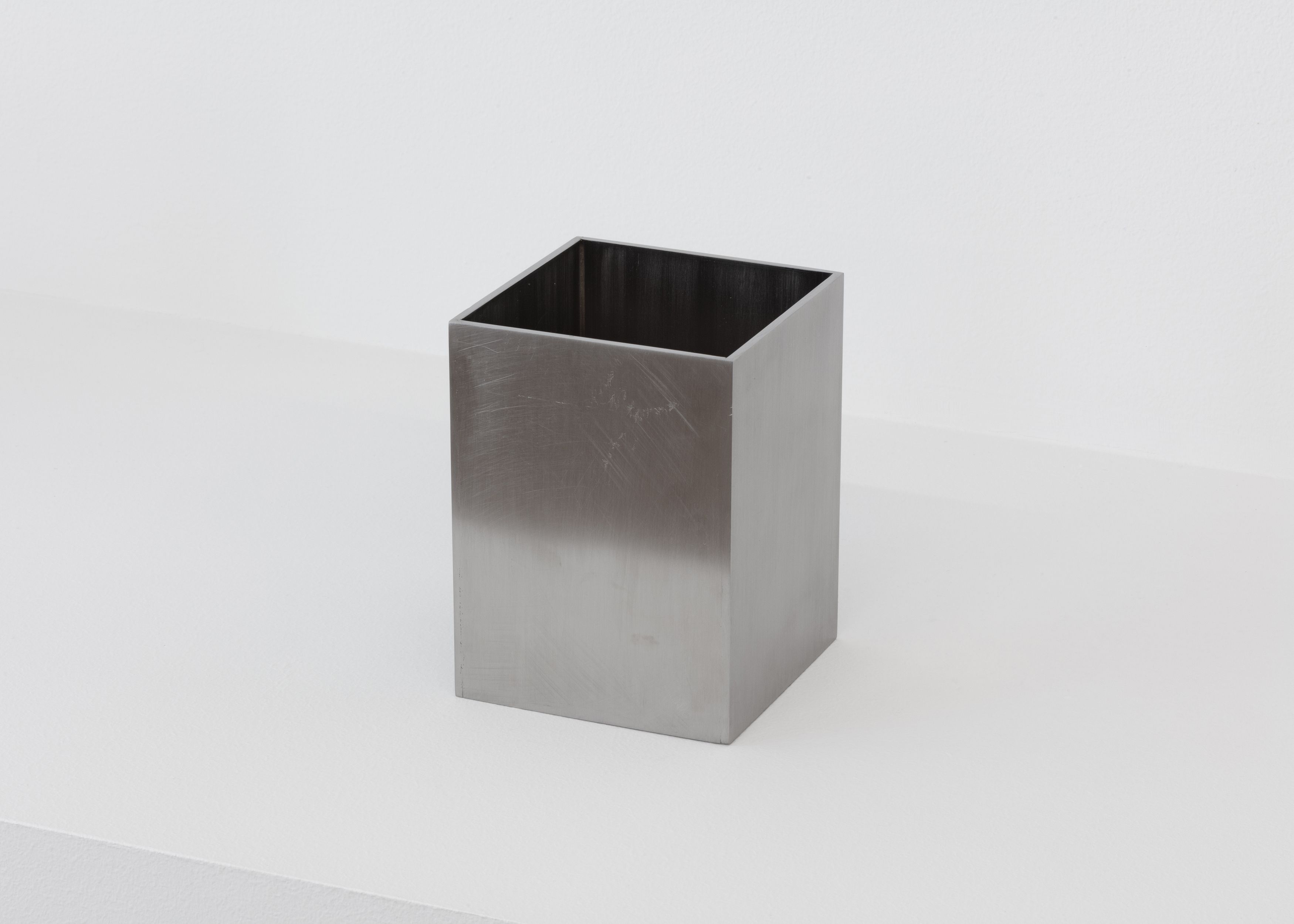 Stephen Lichty, Form 10, 2021, stainless steel, 4 x 3 x 3 in. (10.16 x 7.62 x 7.62 cm)