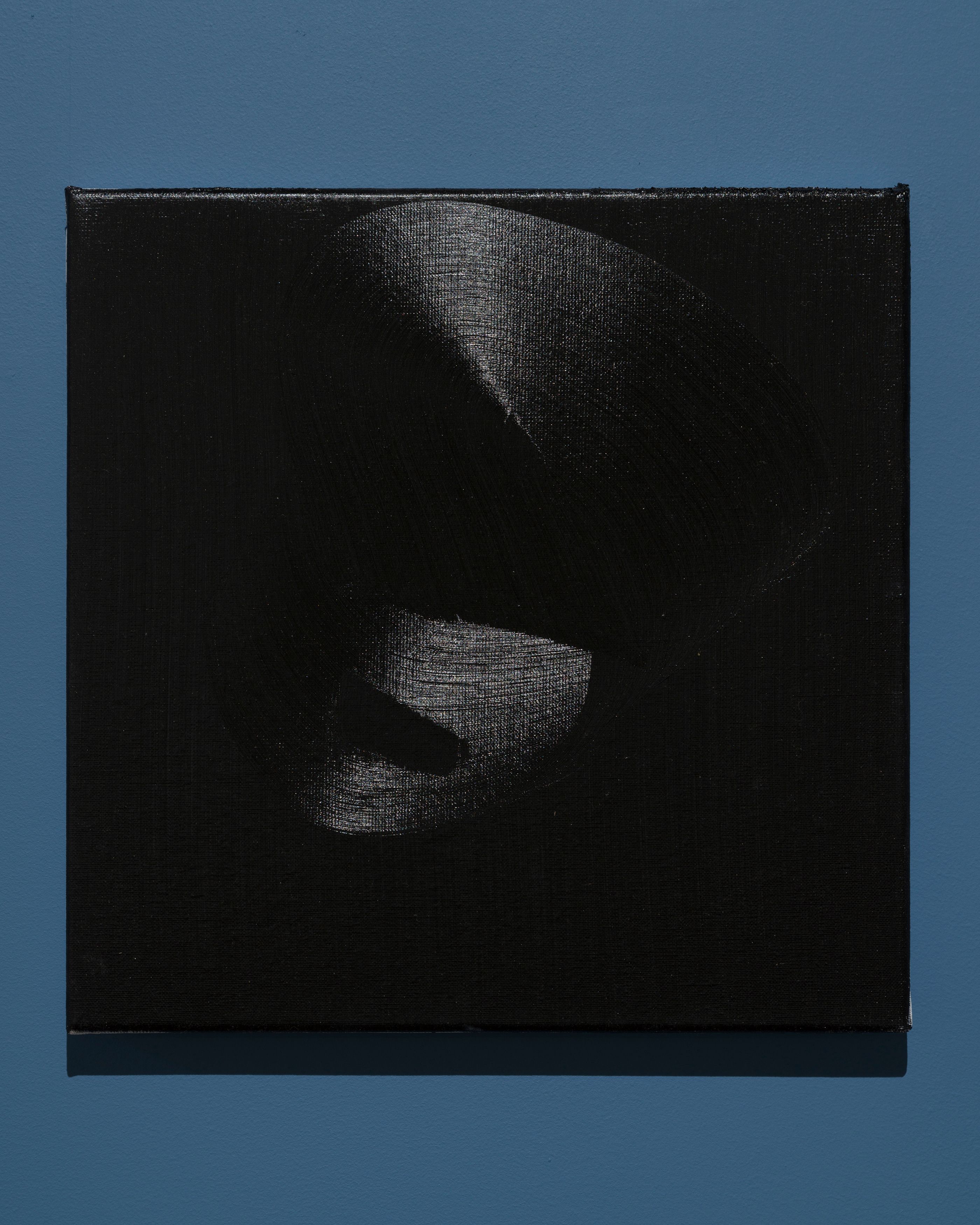 Rafal Bujnowski, Portrait (American Night), 2021, oil on canvas, 40 x 40 x 2 cm (15 6/8 x 15 6/8 x 3/4 in.)