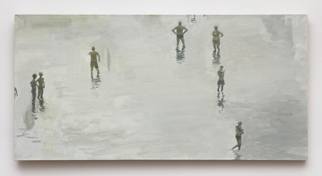 Olga Chernysheva, Moscow River, 2018, oil on canvas, 19 5⁄8 x 39 3⁄8 x 7⁄8 in. (49.85 x 100.01 x 2.22 cm), OC_FP4013