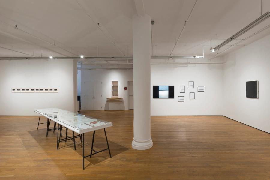 Rafal Bujnowski, Lamp Black Love Story, 2022, installation view, Foxy Production, New York