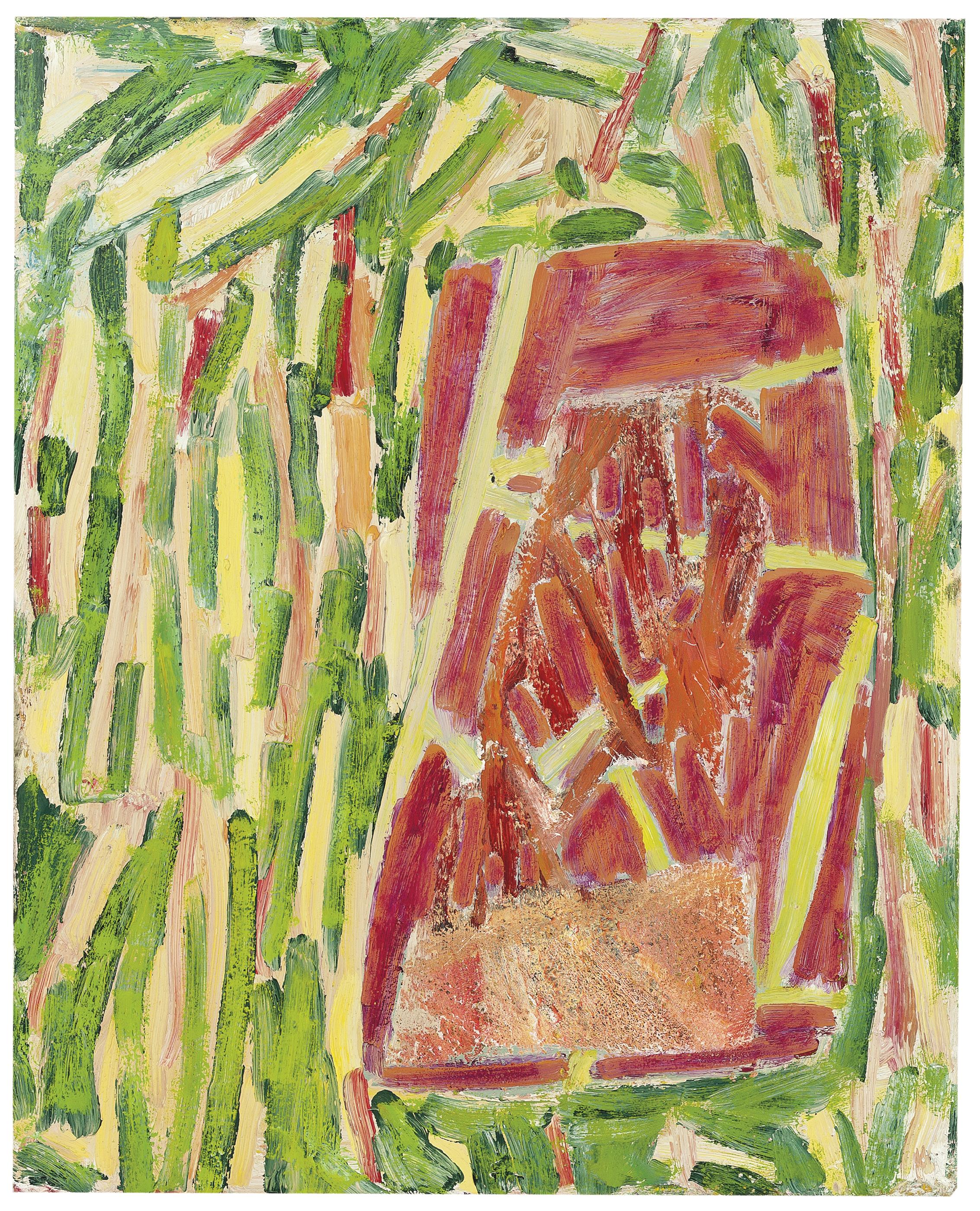 Gabriel Hartley, Carving, 2009, oil on canvas, 30 x 24 in.
