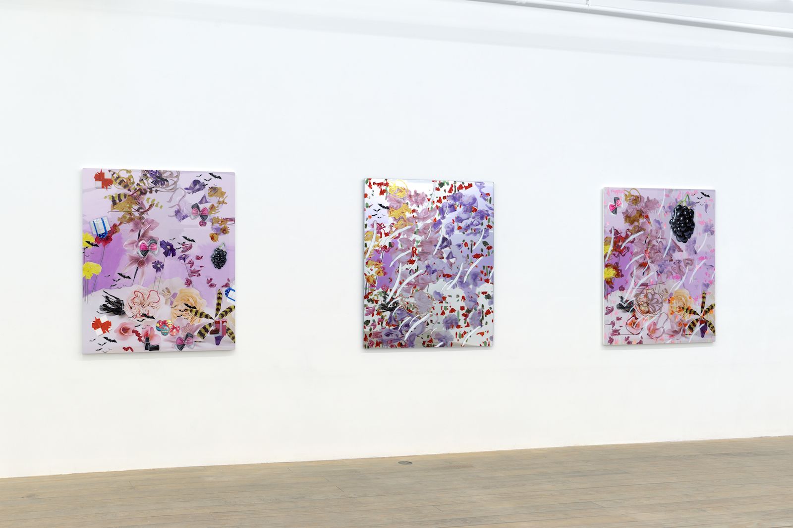 Petra Cortright, 2015, installation view, Foxy Production, New York