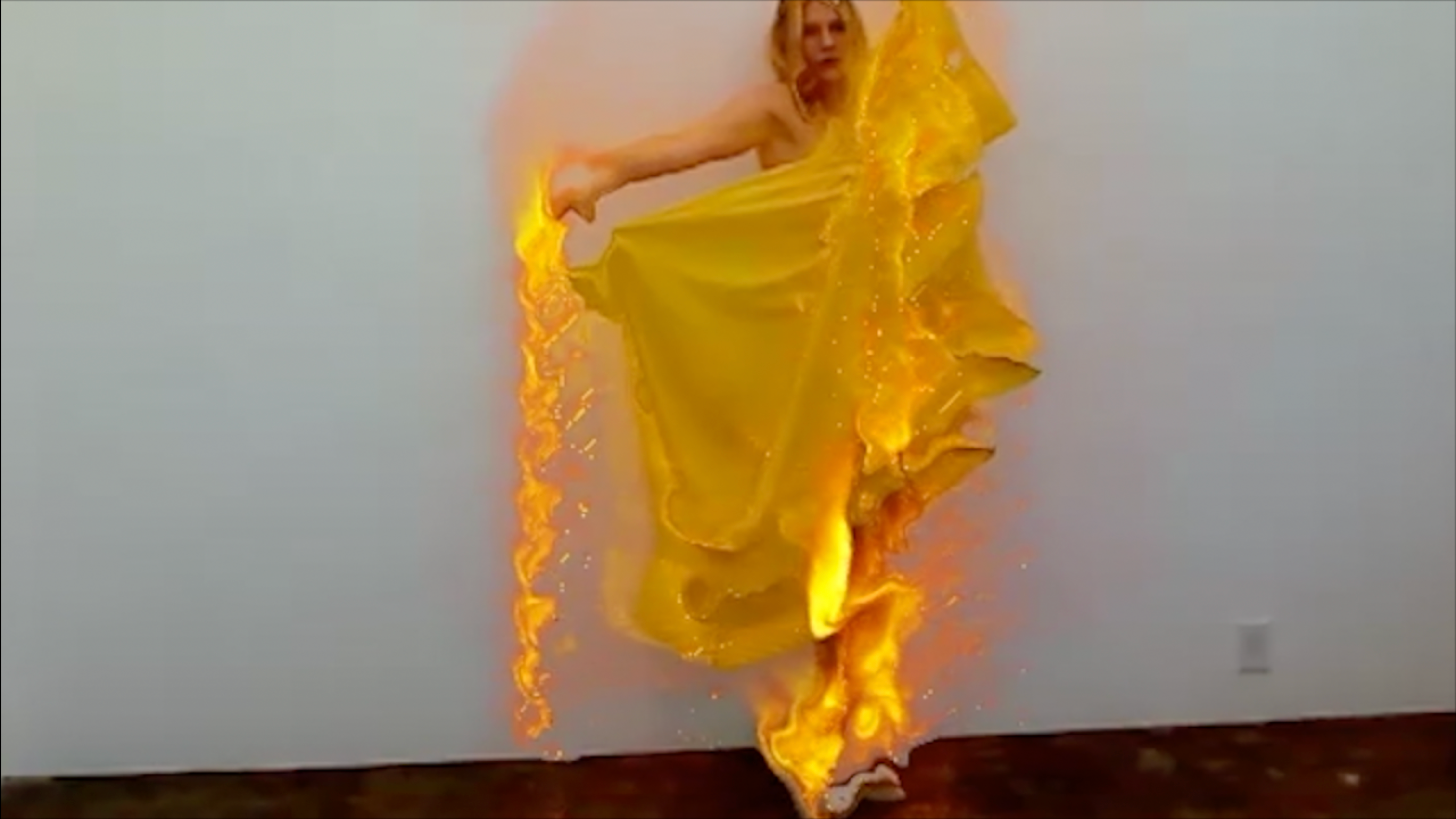 Petra Cortright, FIRE (FANTASTIC PLANET) (extract), 2016, webcam video, 1 min. 8 sec.